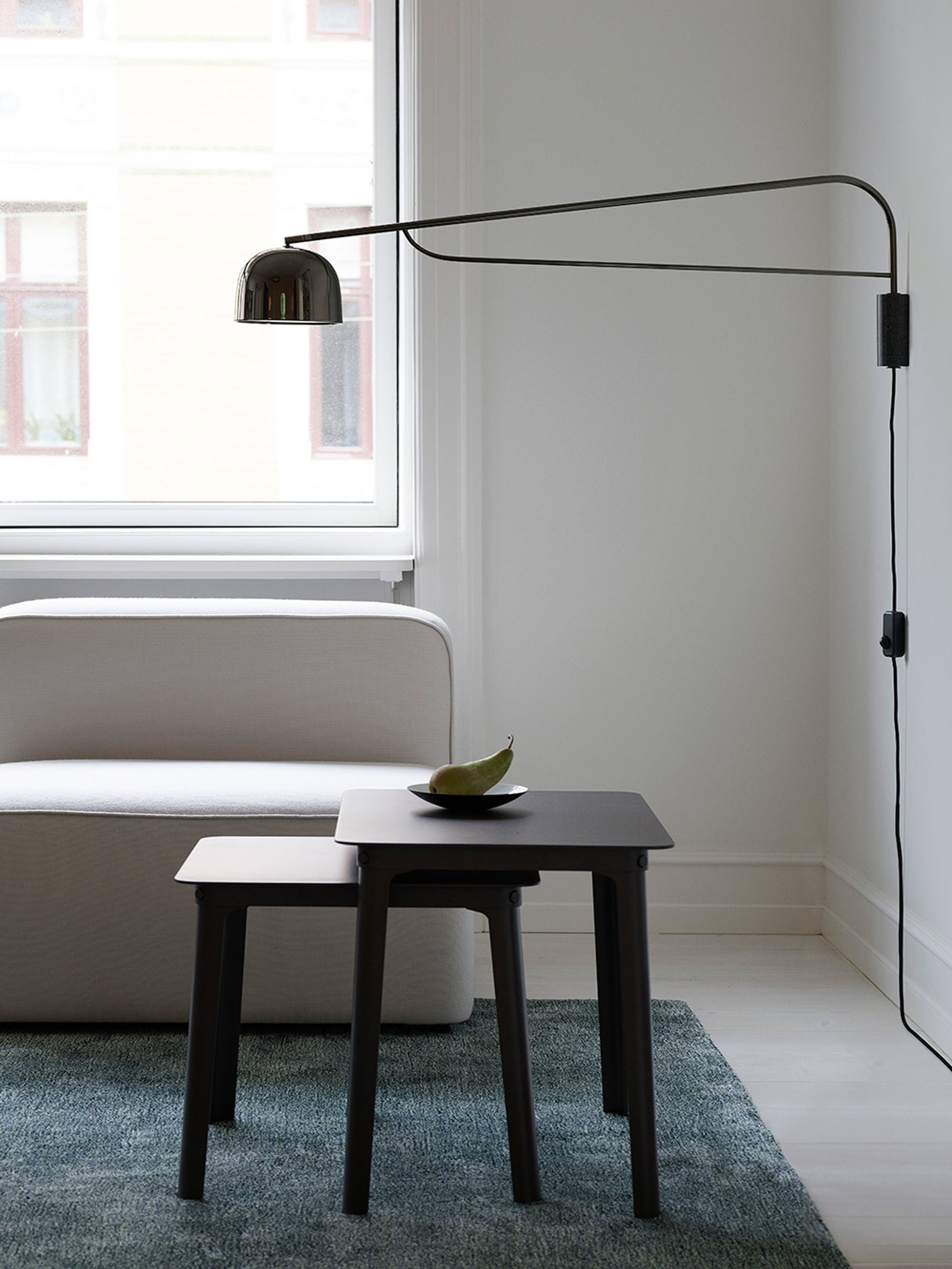 Normann Copenhagen - Lampada - Grant Wall Lamp - Black