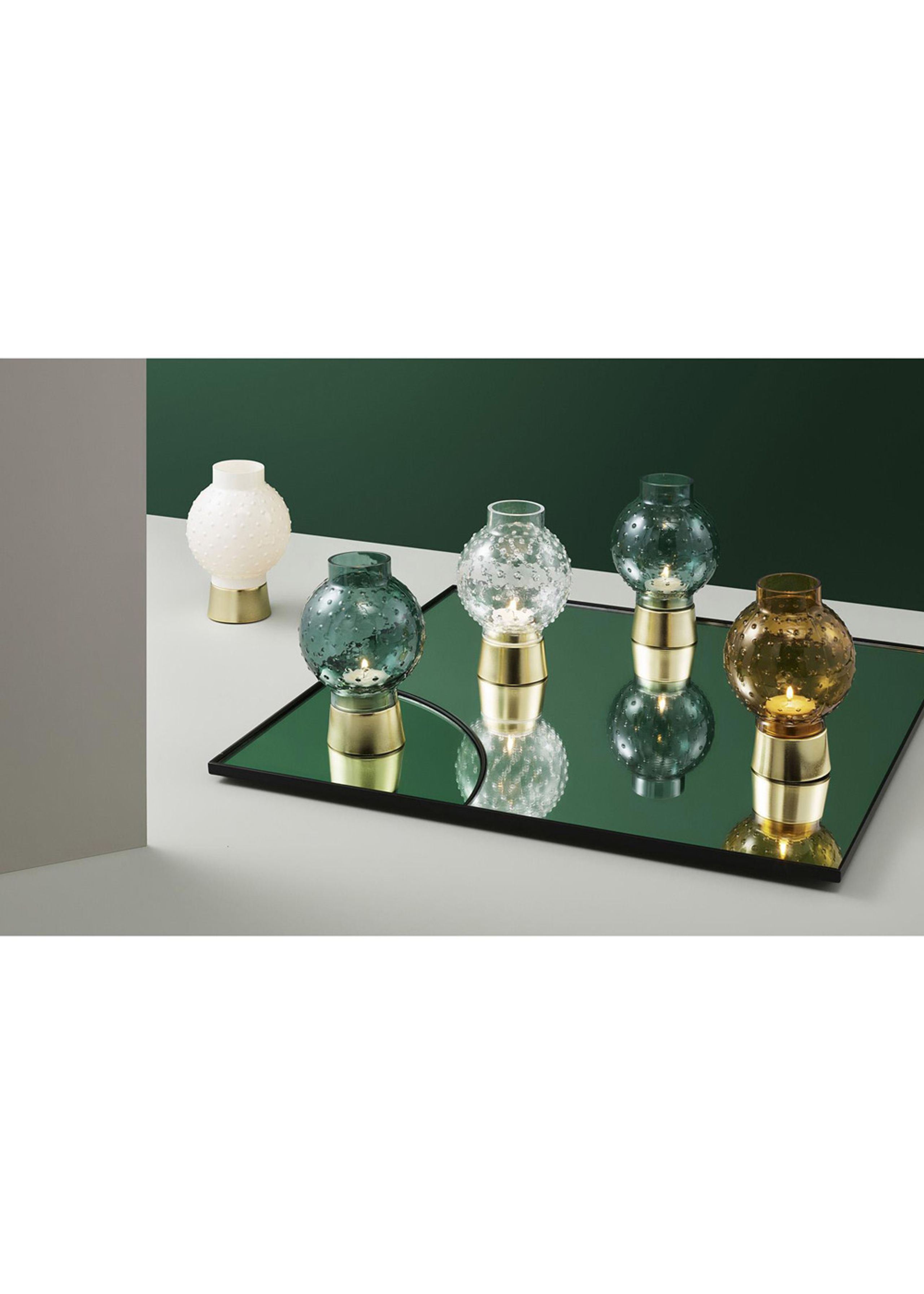 Normann Copenhagen - Lyseholder - Story Fyrfadsstage - White