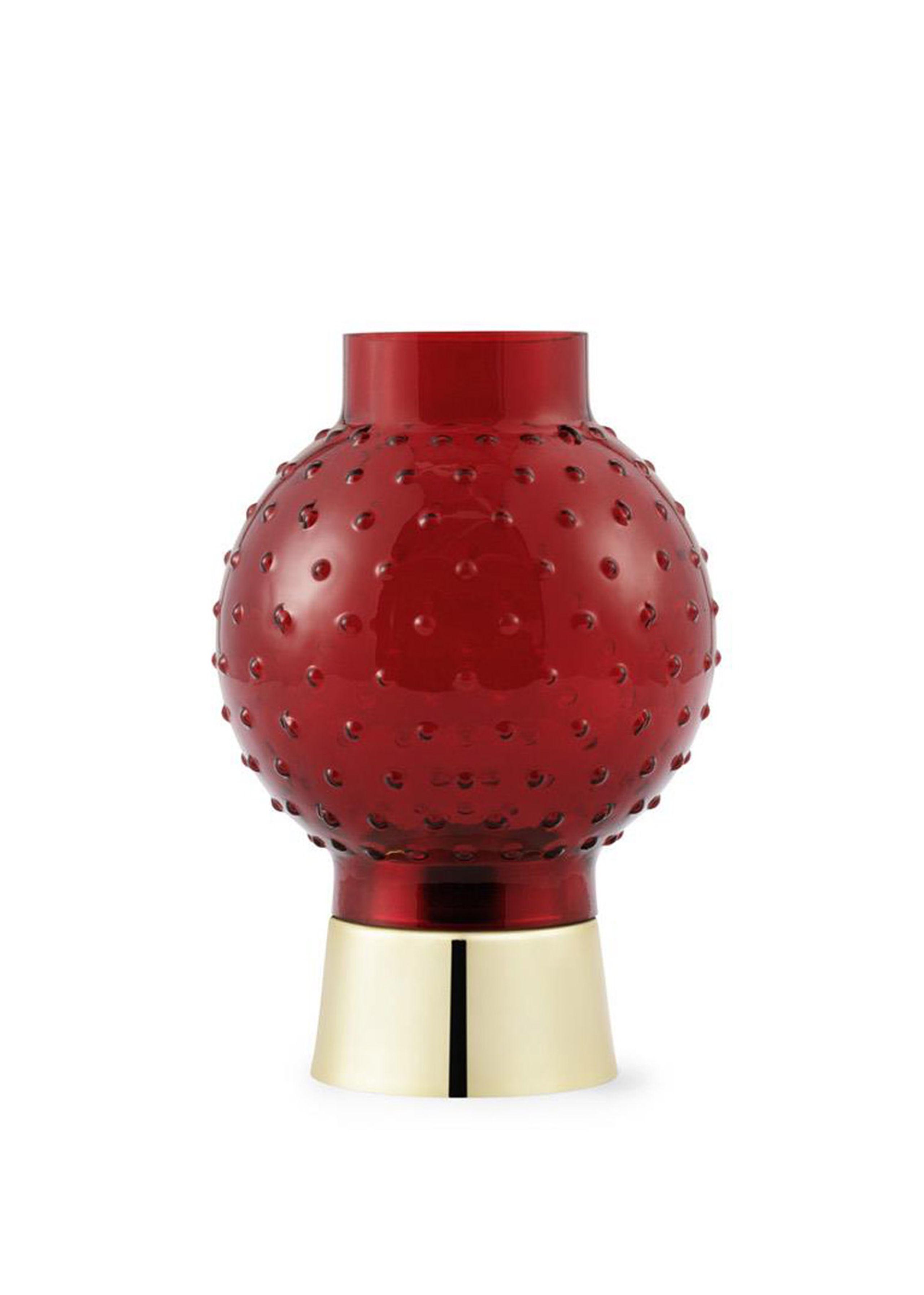 Normann Copenhagen - Kaarsenhouder - Story Fyrfadsstage - Lollipop Red