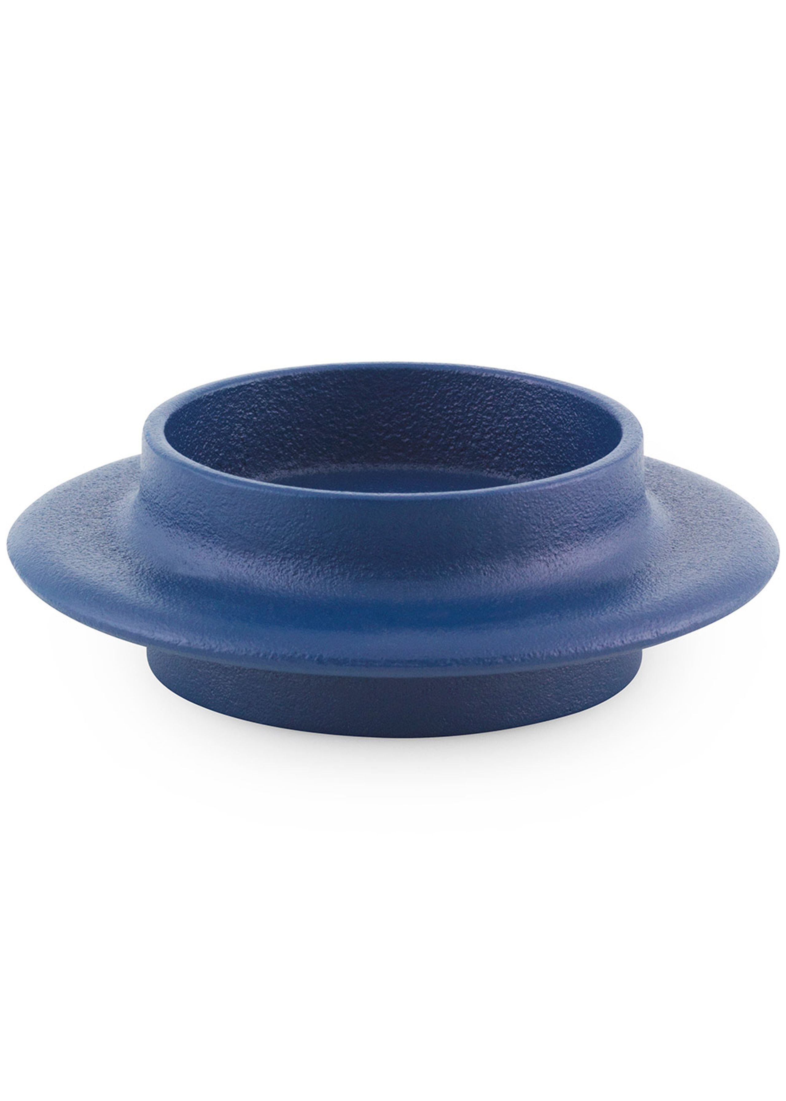 Normann Copenhagen - Candlestick - Heima Candle Holder - Block candle holder - Dark blue