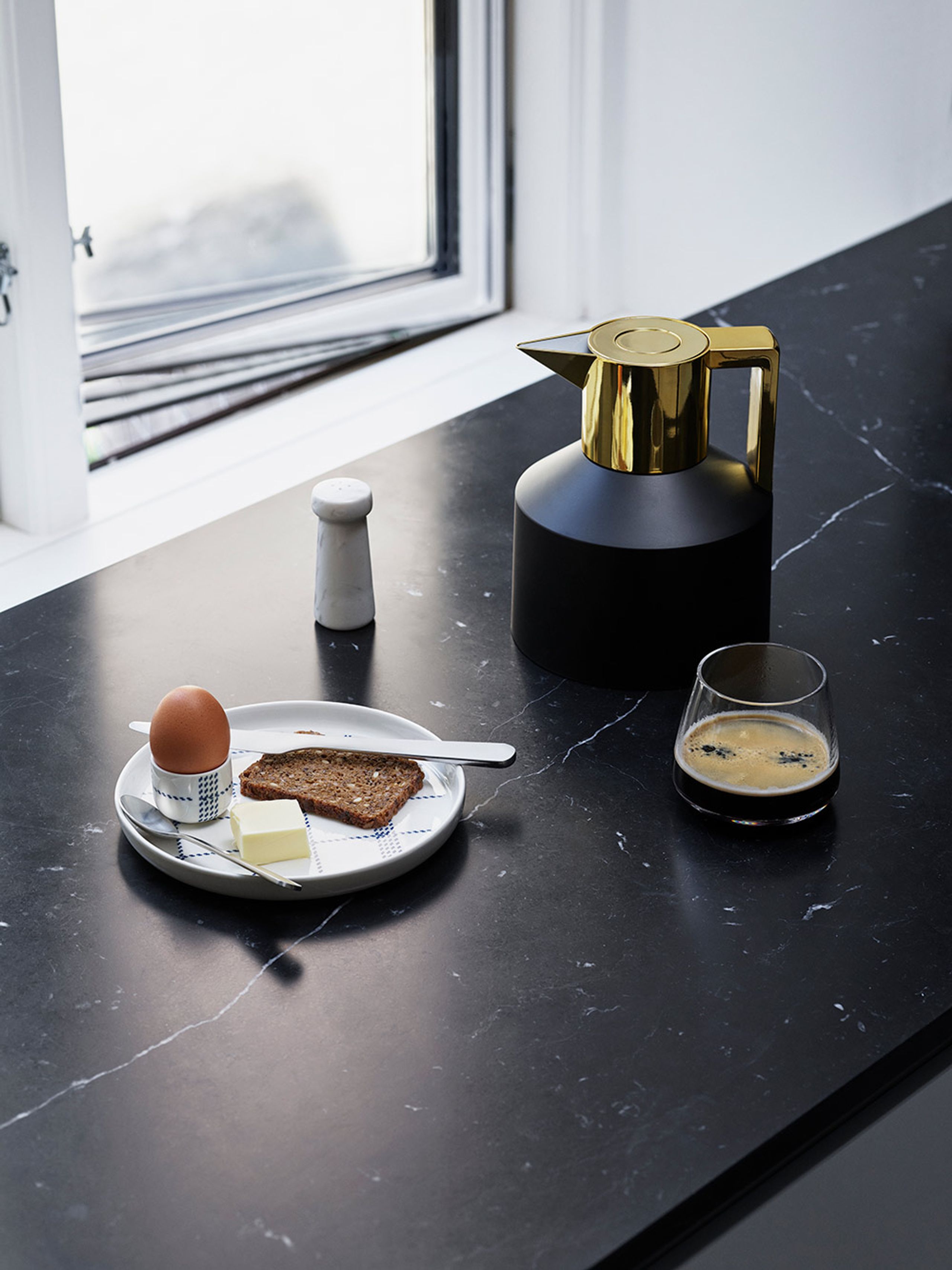 Normann Copenhagen - Fourchette à fromage - Craft Salt & Pepper Shaker - White - Salt