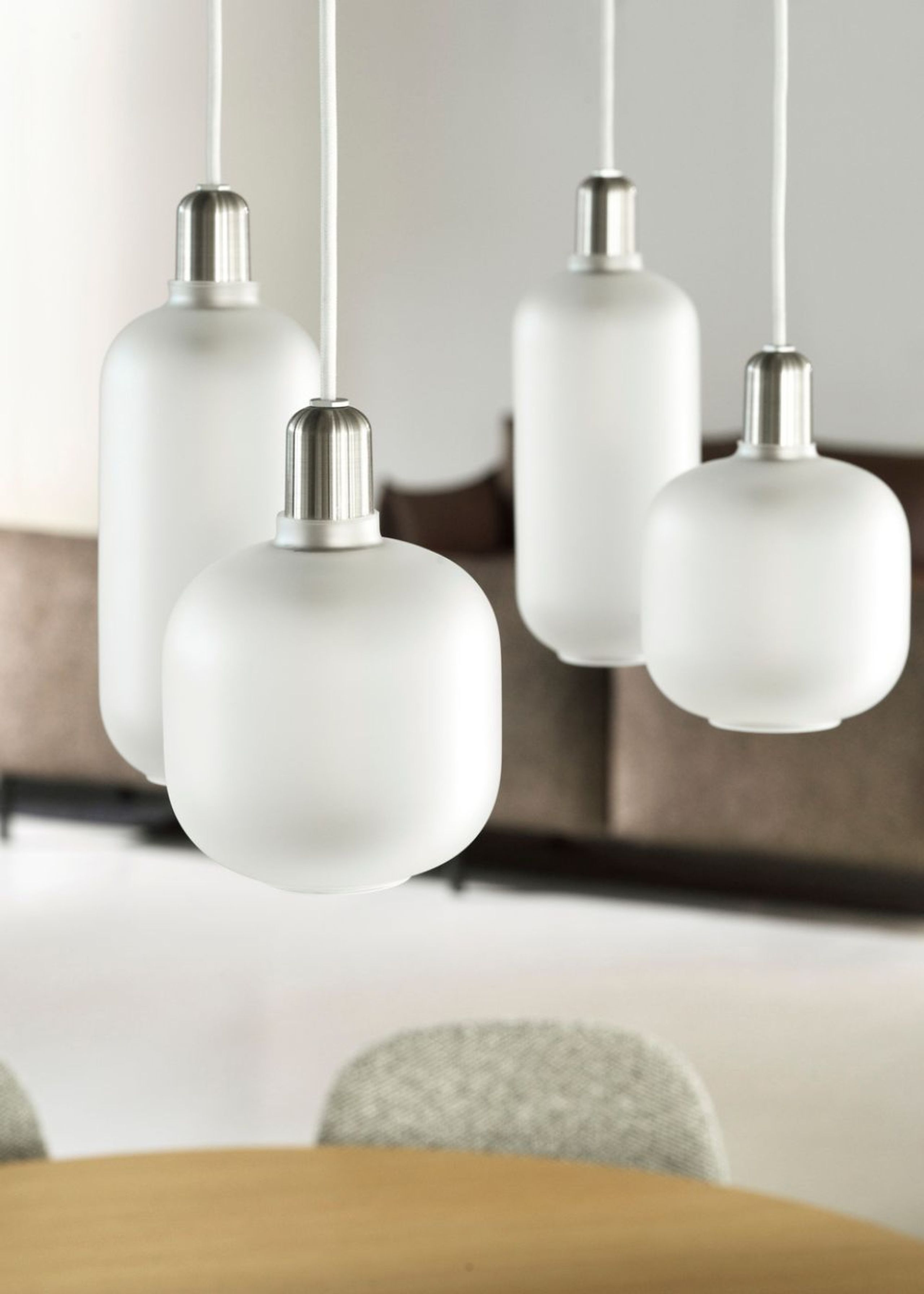 Normann Copenhagen - Pendant Lamp - Amp Lamp - Matt White -Lille