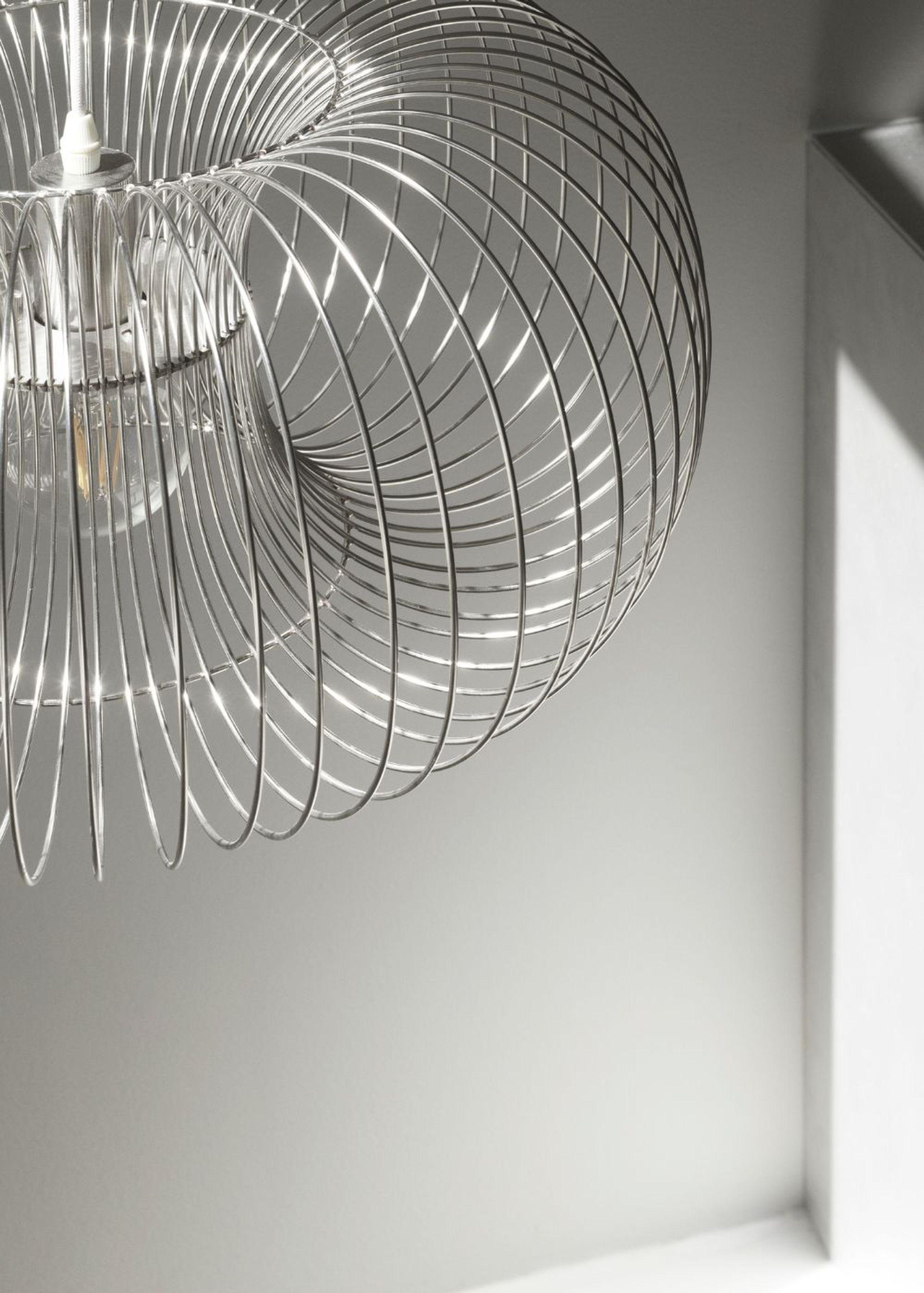 Normann Copenhagen - Pendant Lamp - Coil Lamp - Stainless Steel / S