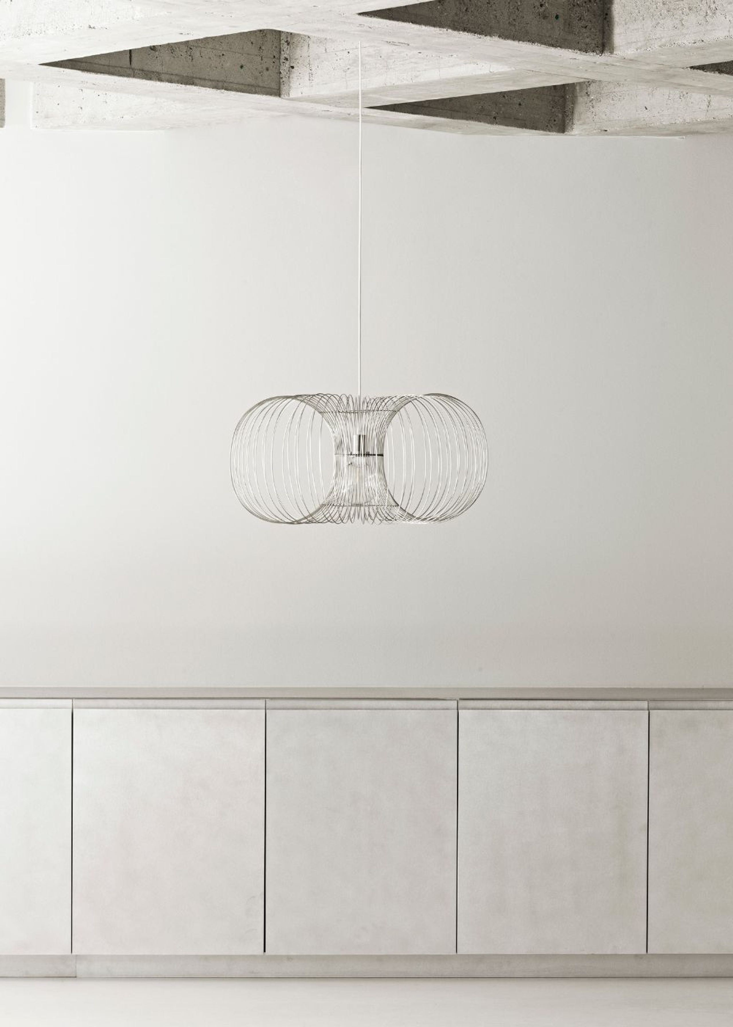 Normann Copenhagen - Pendant Lamp - Coil Lamp - Stainless Steel / S