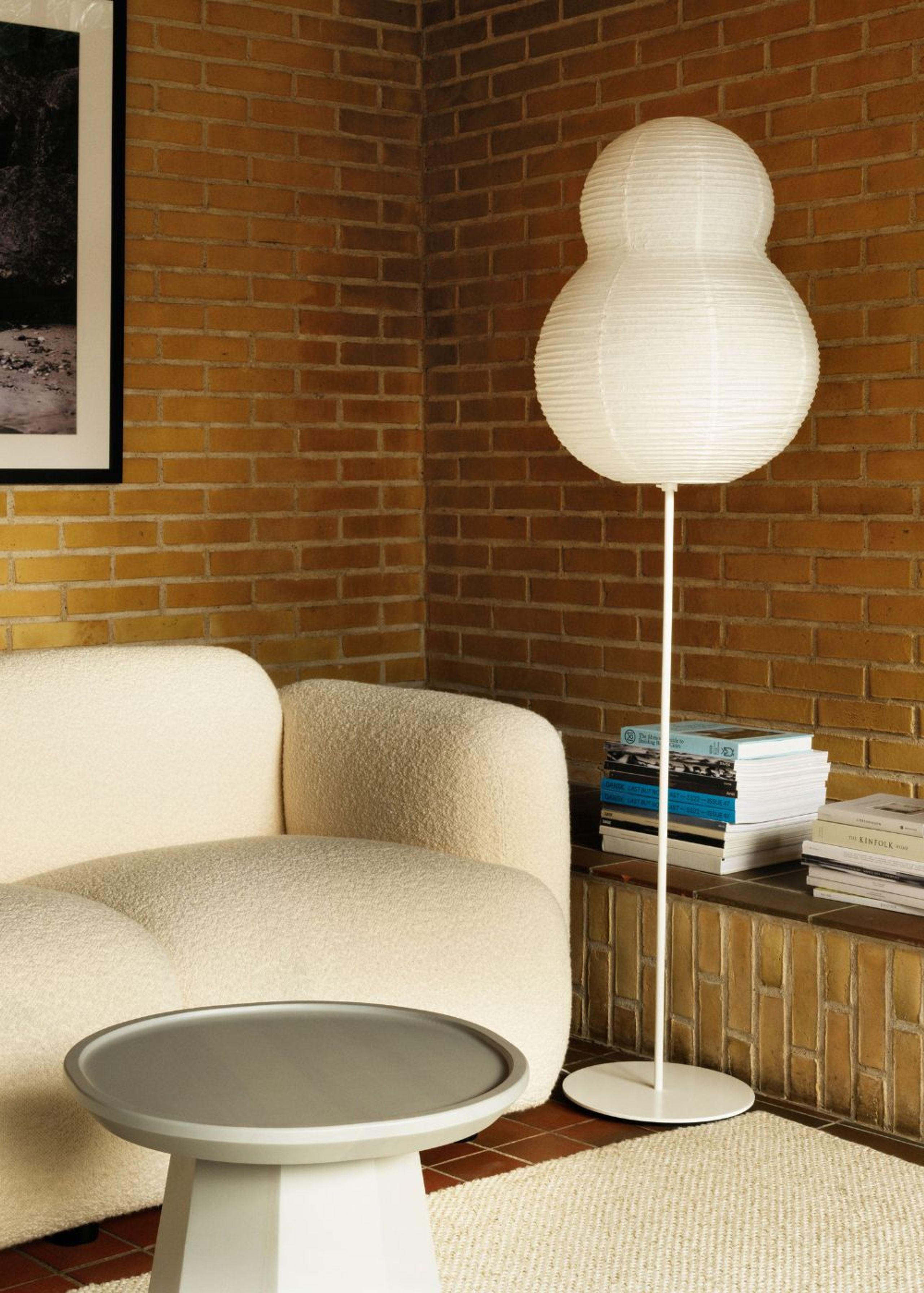 Normann Copenhagen - Pendelleuchte - Puff Lamp - White / Floor Bulb