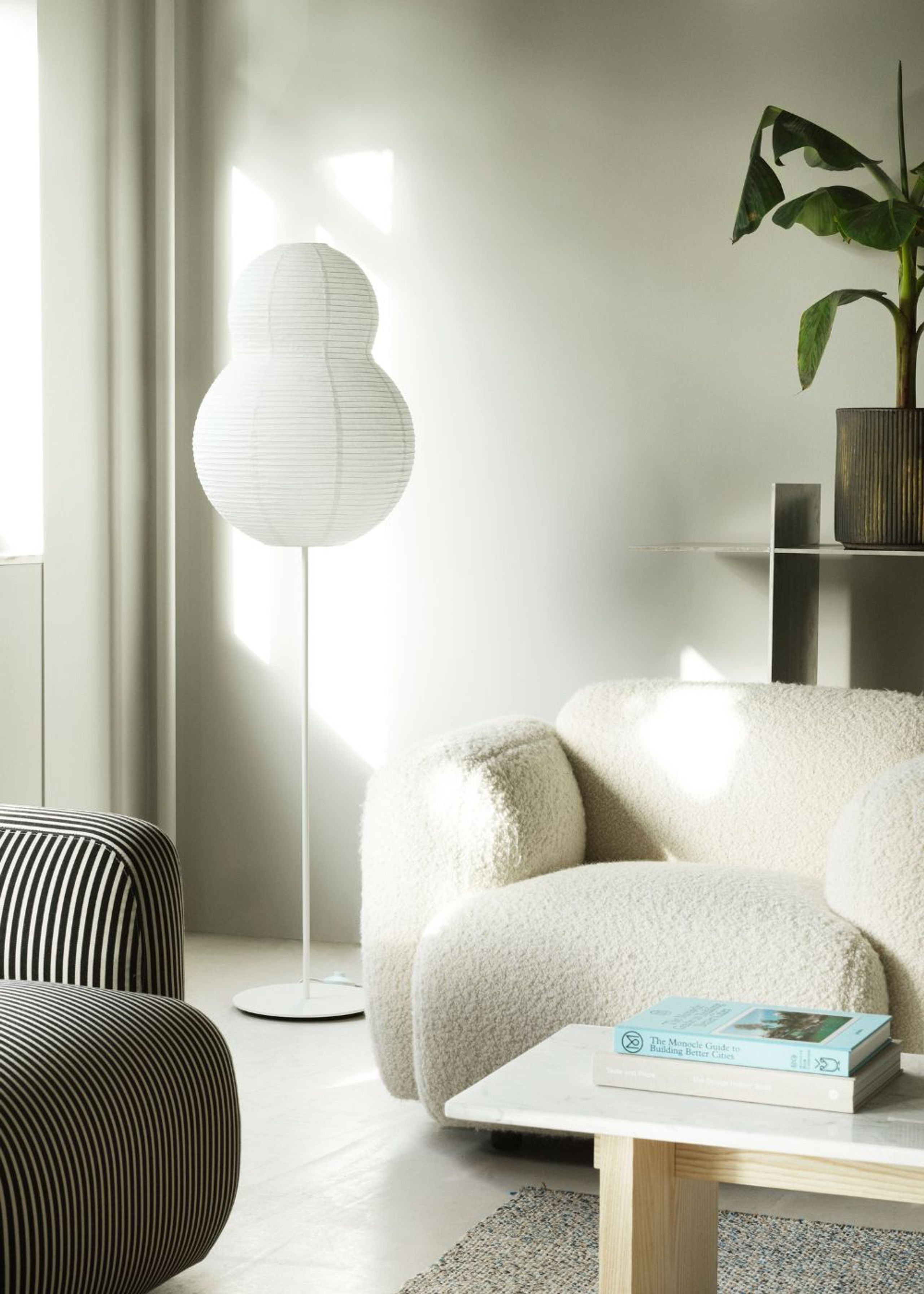 Normann Copenhagen - Pendelleuchte - Puff Lamp - White / Floor Bulb