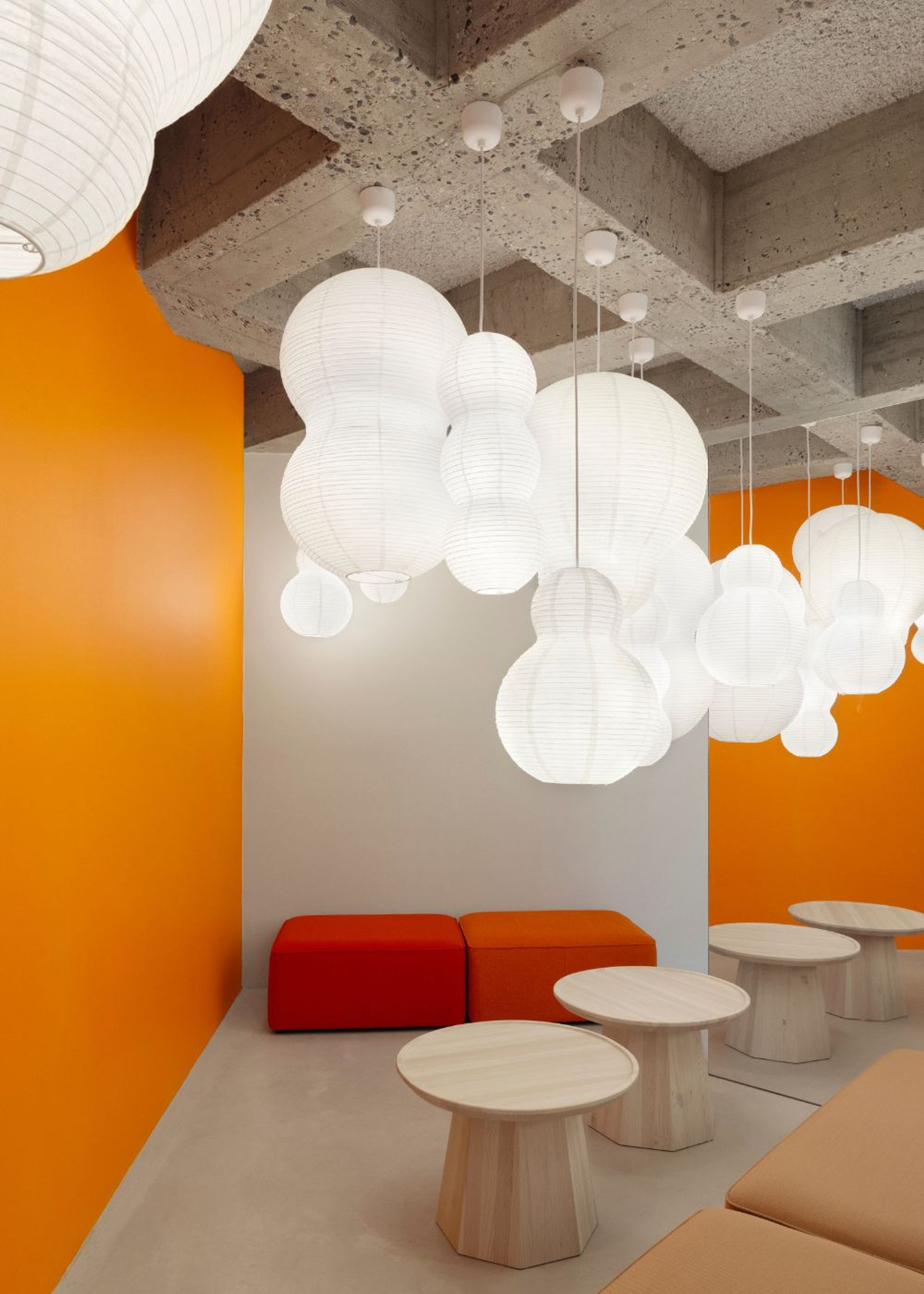 Normann Copenhagen - Pendant Lamp - Puff Lamp - White / Multitude