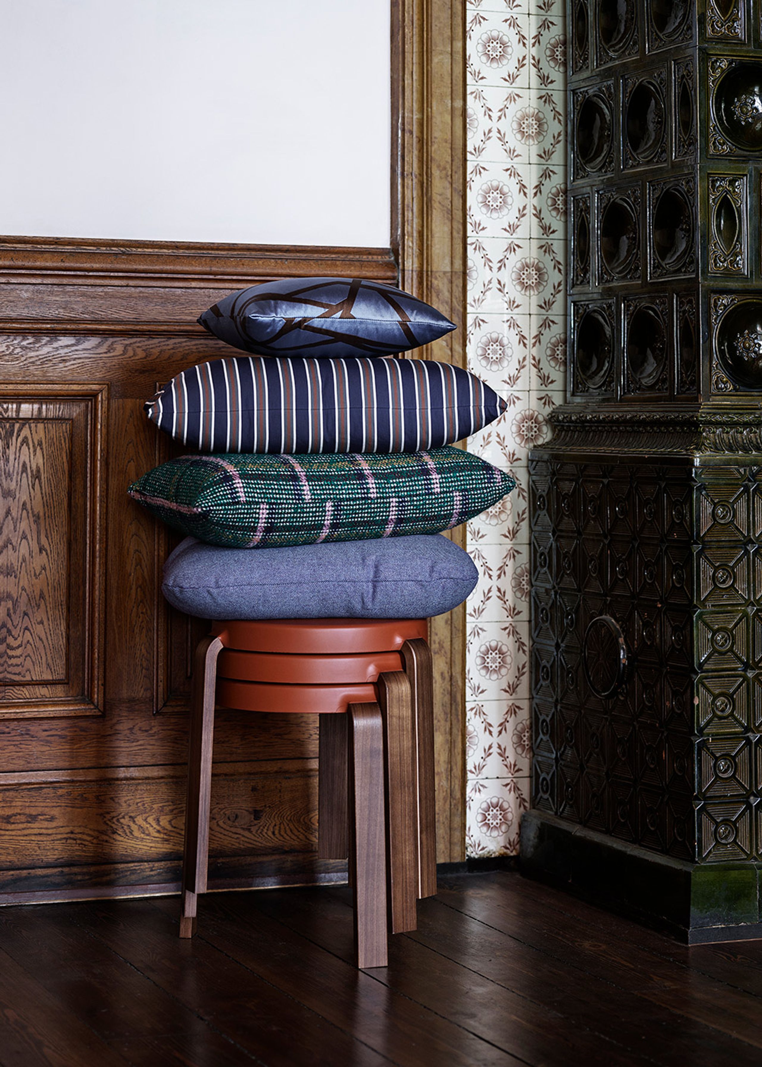 Normann Copenhagen - - Flair - Green Bouclé - 40x40