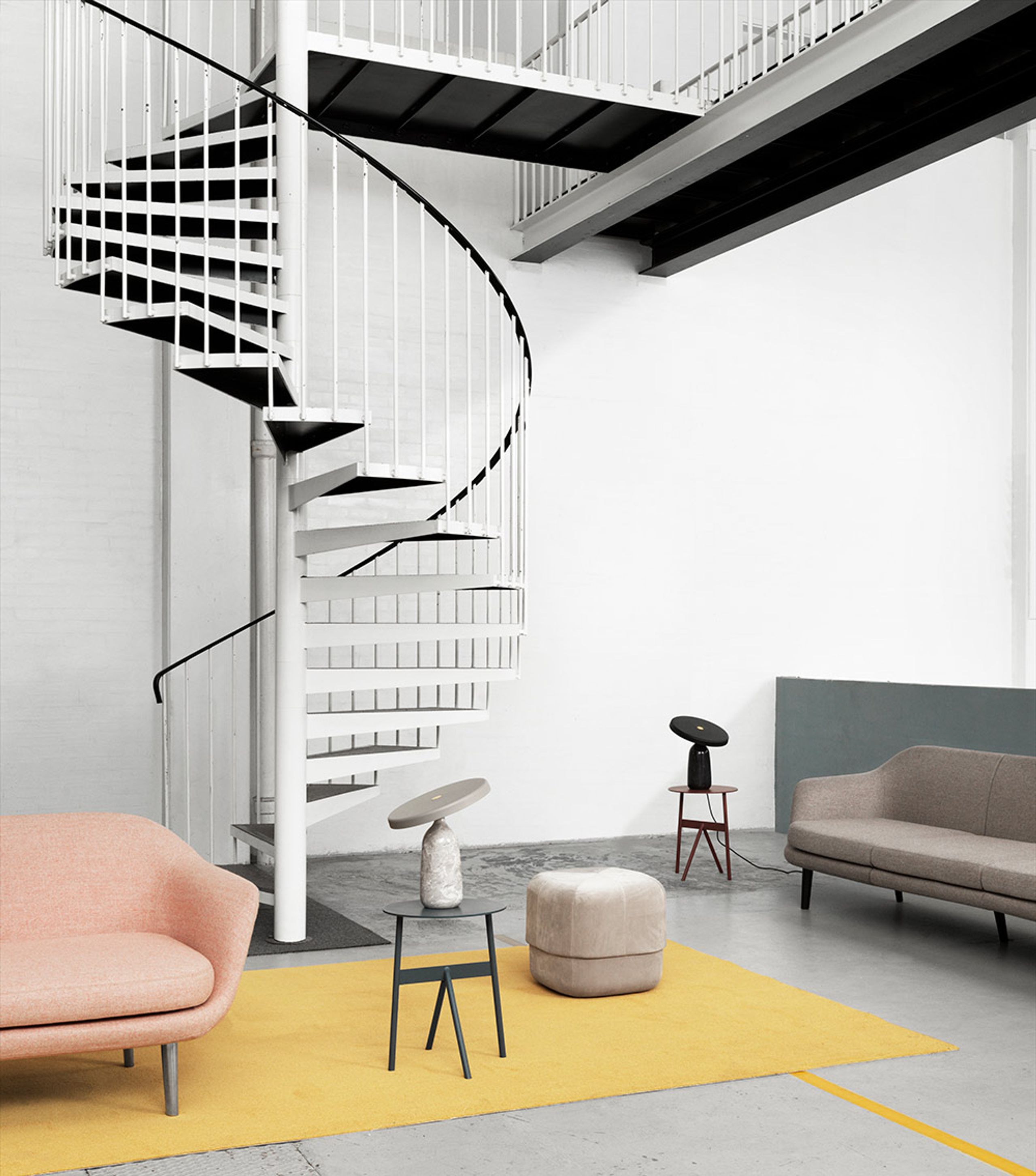 Normann Copenhagen - Puff - Circus Velour - Light Blue - Small