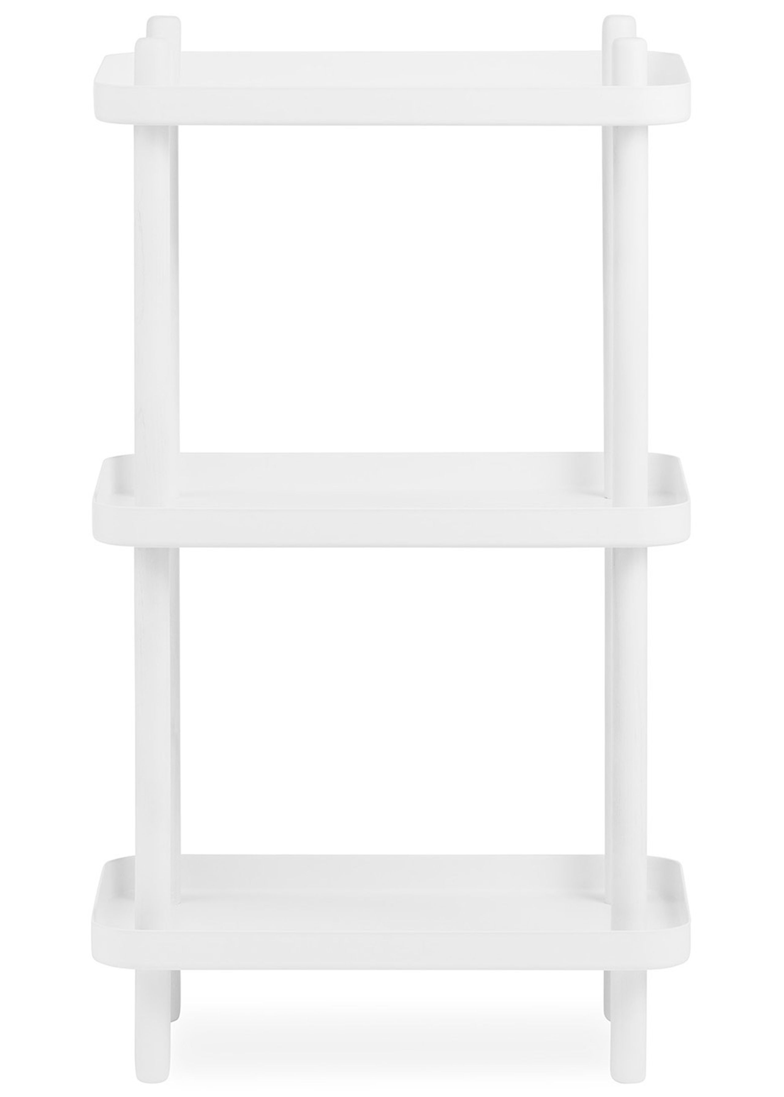 Normann Copenhagen - Estante - Block Shelf - White / White