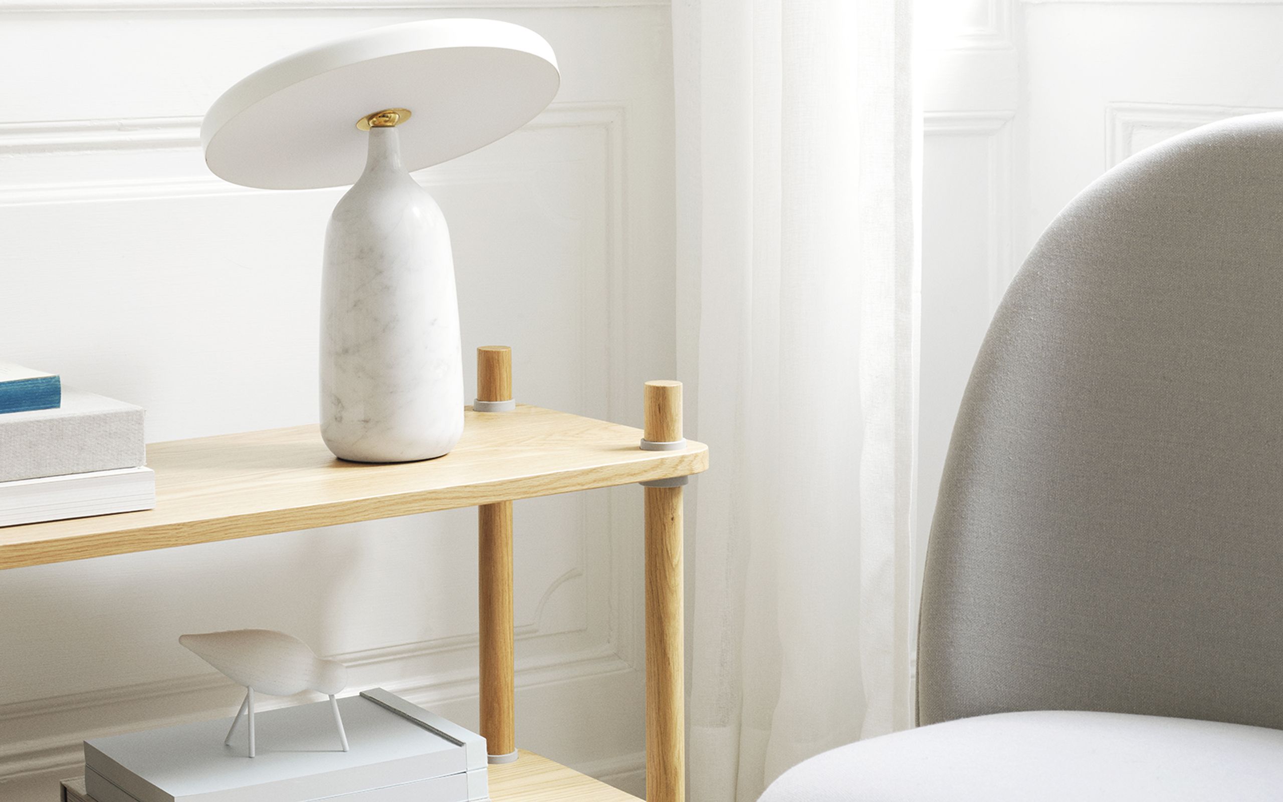 Normann Copenhagen - Stellingen - Jam reol - 6 pile oak / gray