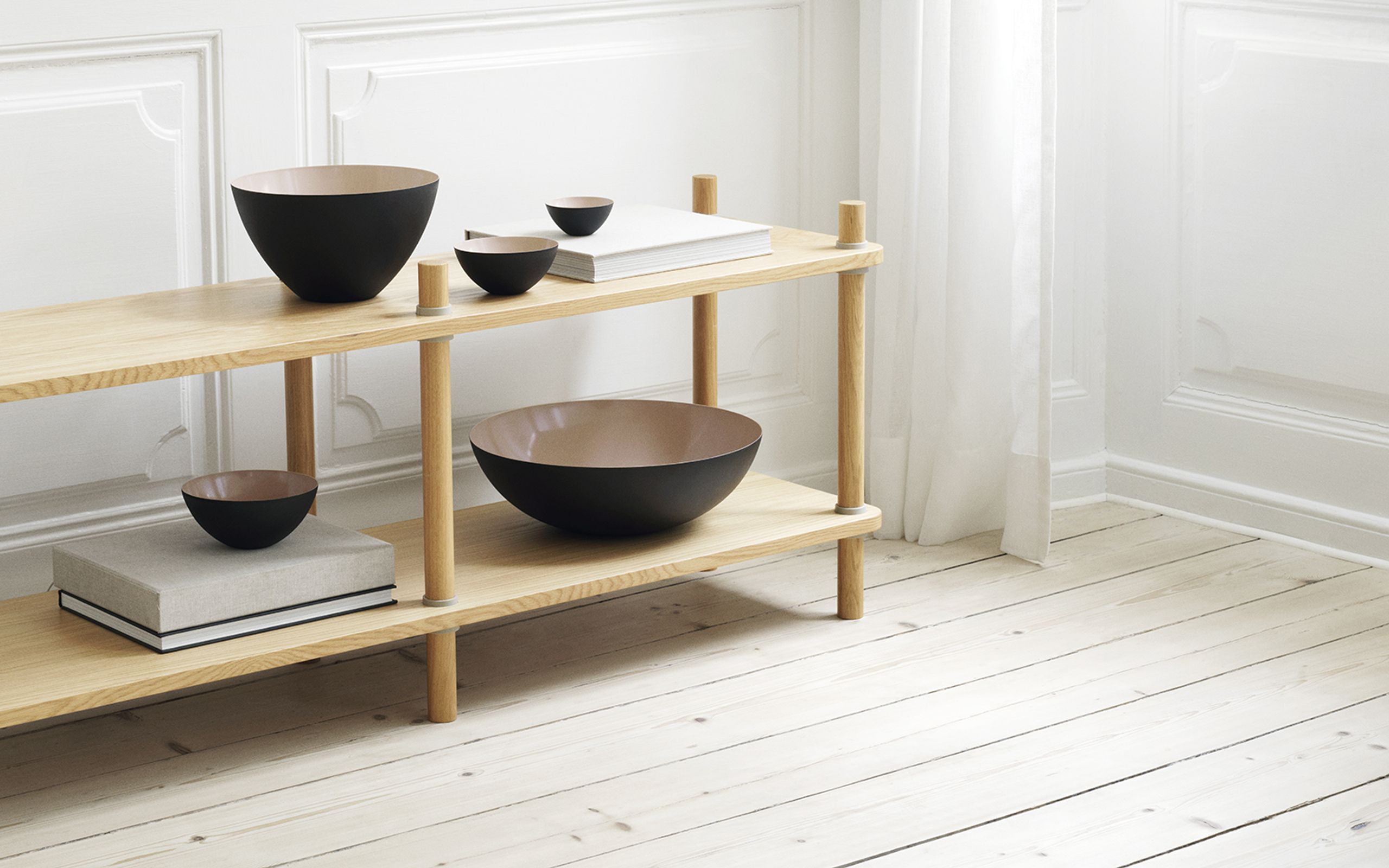 Normann Copenhagen - Étagère - Jam reol - 8 pile oak/grey