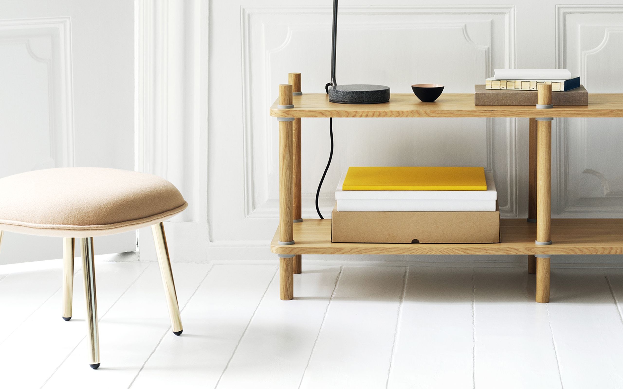 Normann Copenhagen - Étagère - Jam reol - 8 pile oak/grey