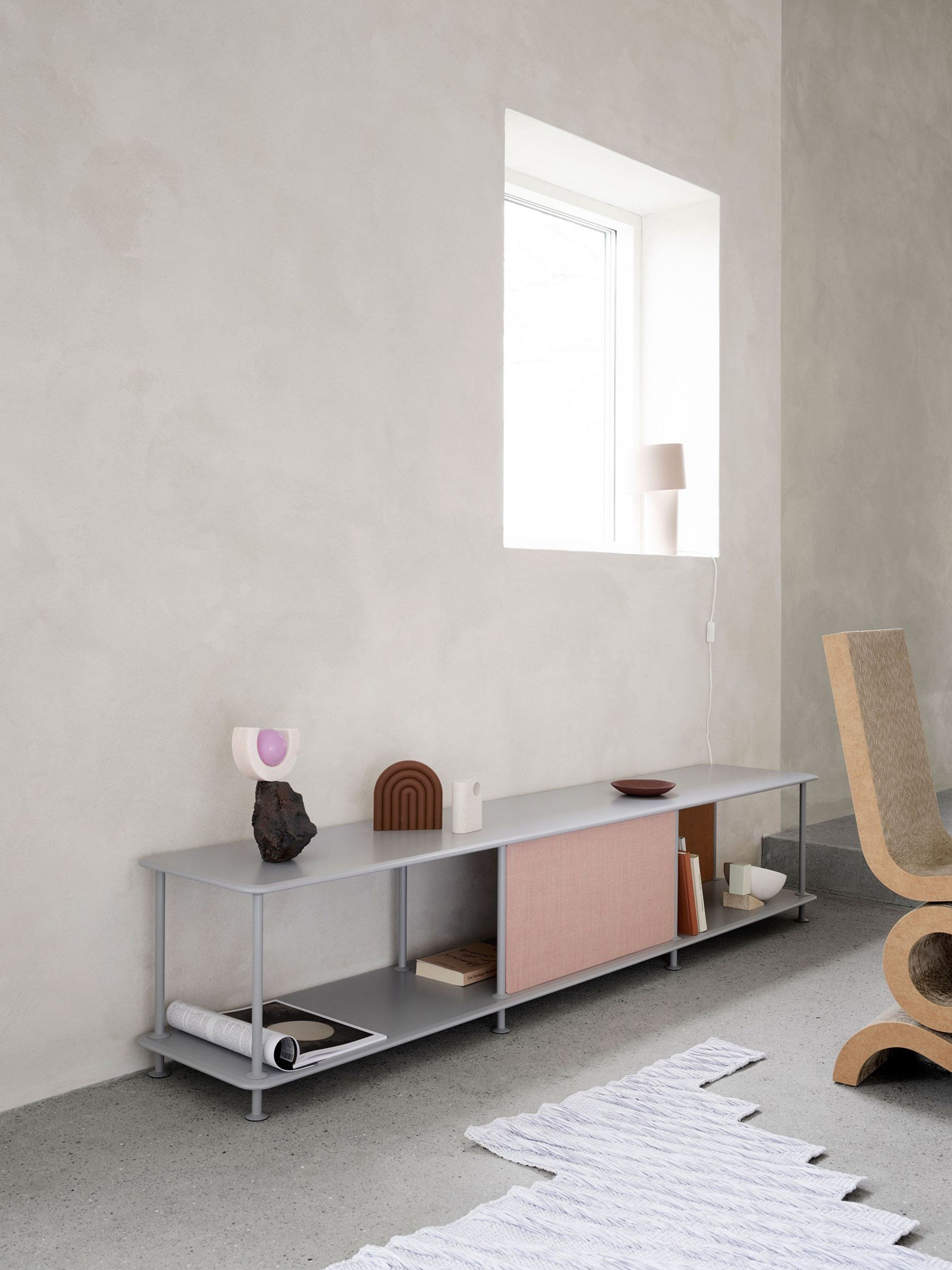 Normann Copenhagen - Reol - Montana free stofpaneler - Grå