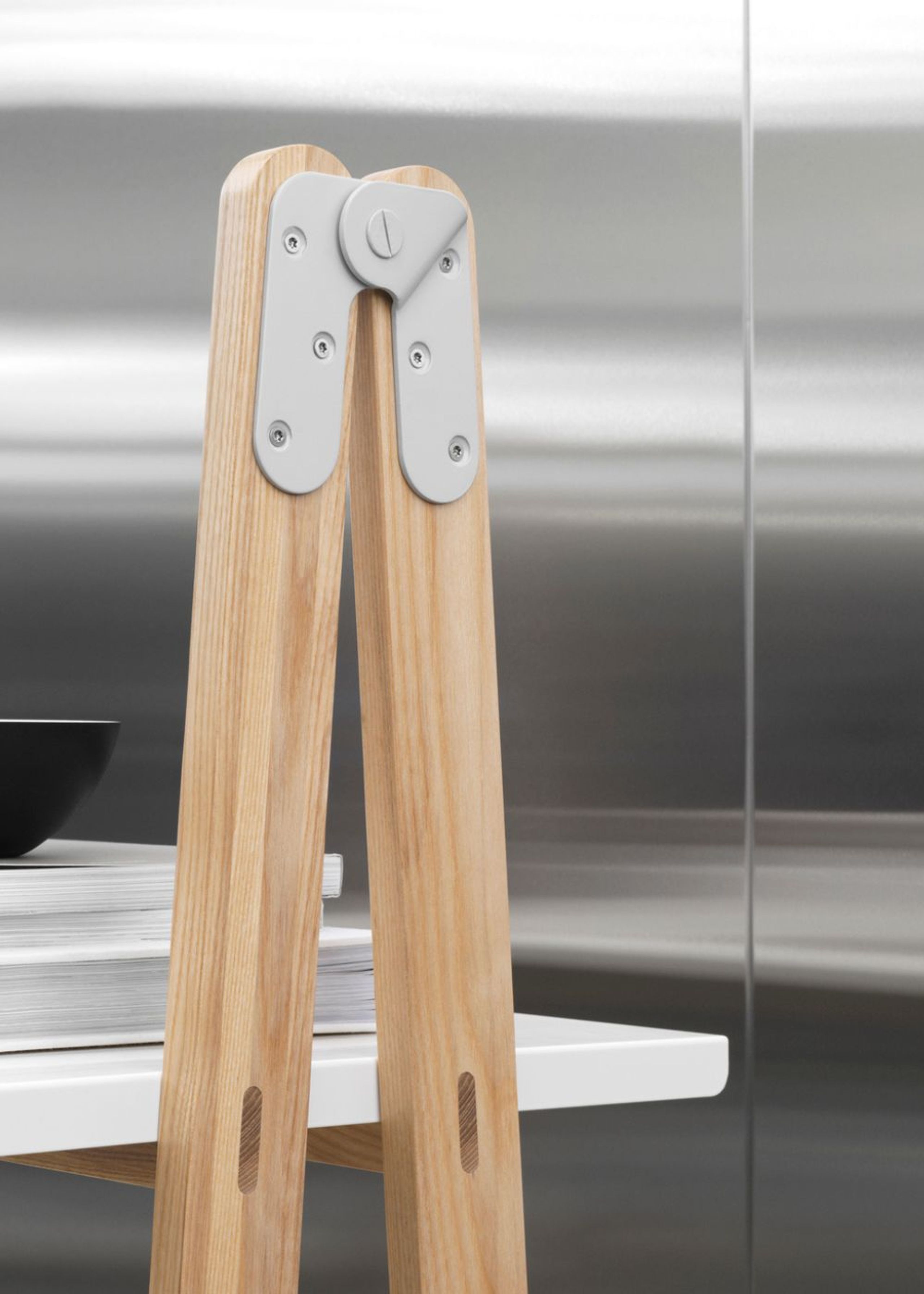 Normann Copenhagen - Regal - One Step Up - High - Steel/Ash