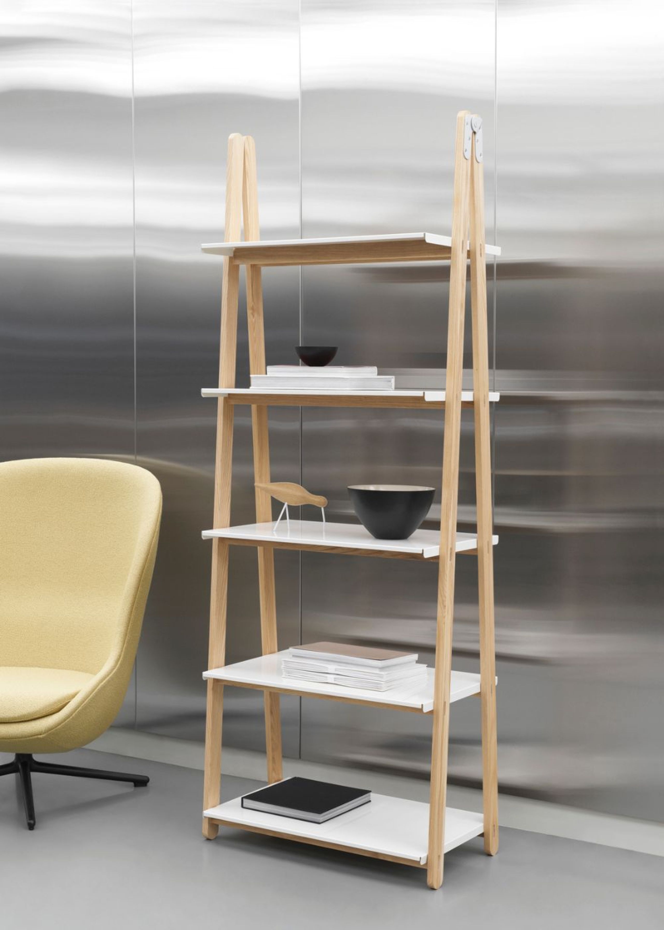 Normann Copenhagen - Regal - One Step Up - High - Steel/Ash