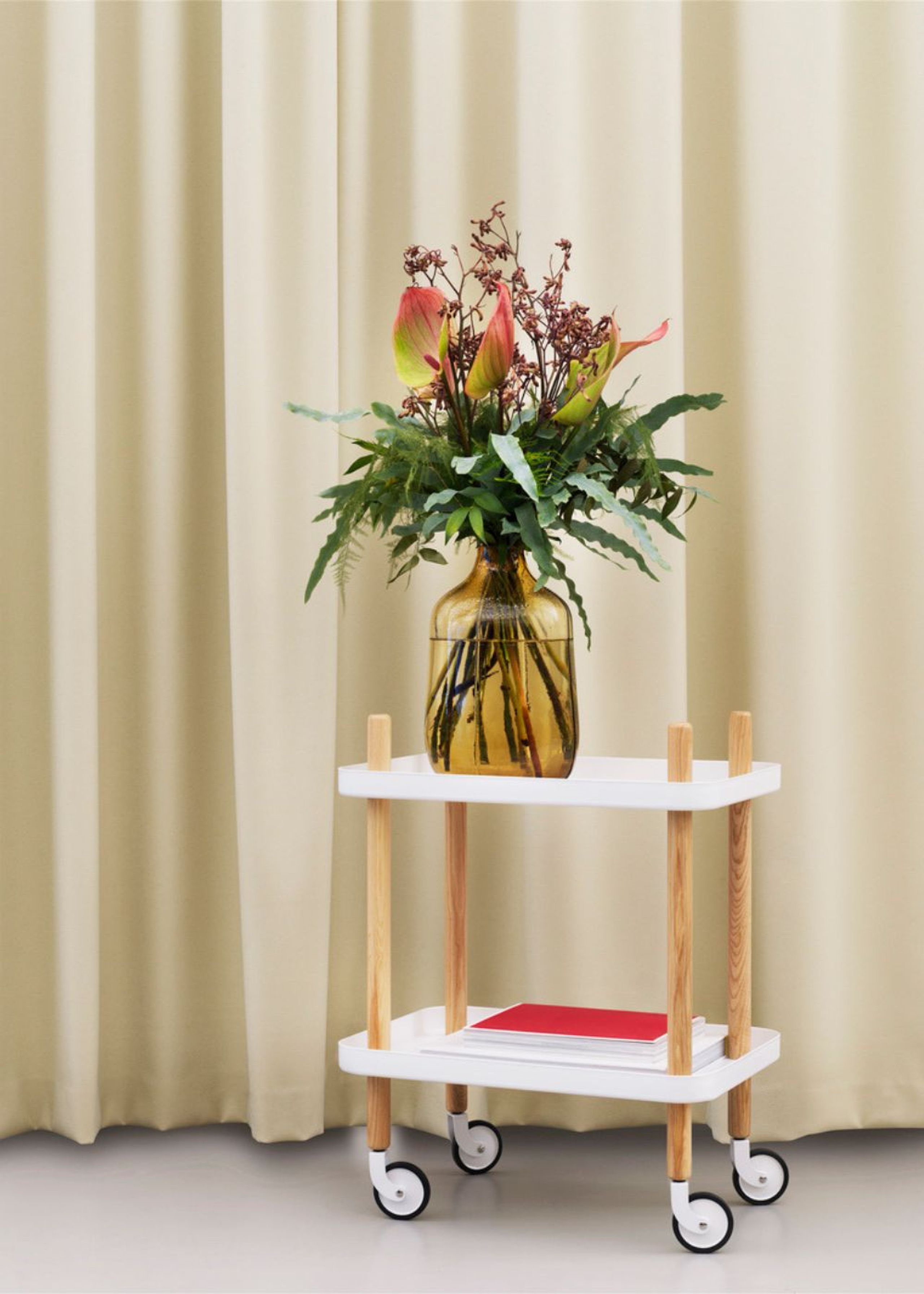 Normann Copenhagen - Rullebord - Block Table - Hvid