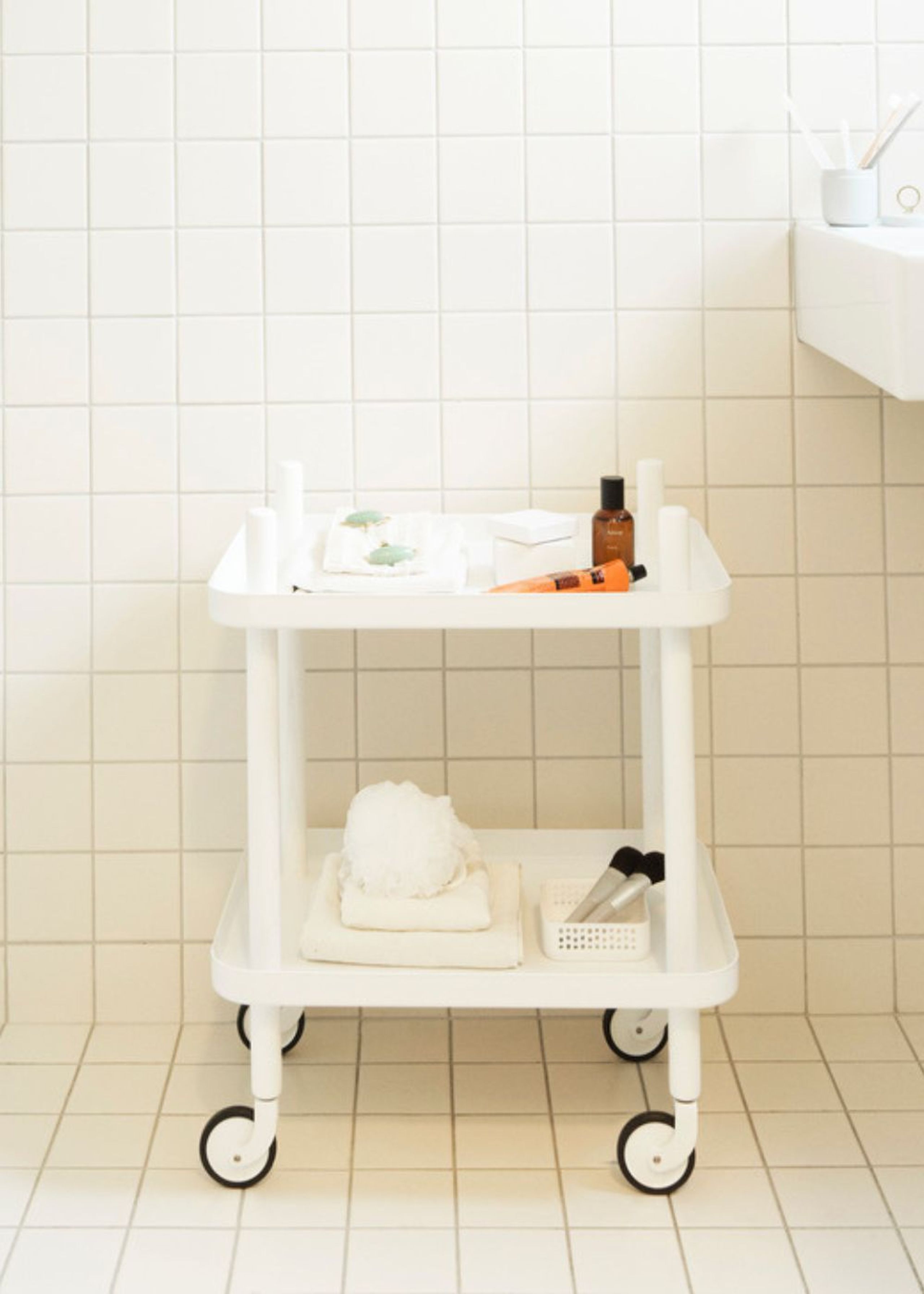 Normann Copenhagen - Rullebord - Block Table - Hvid