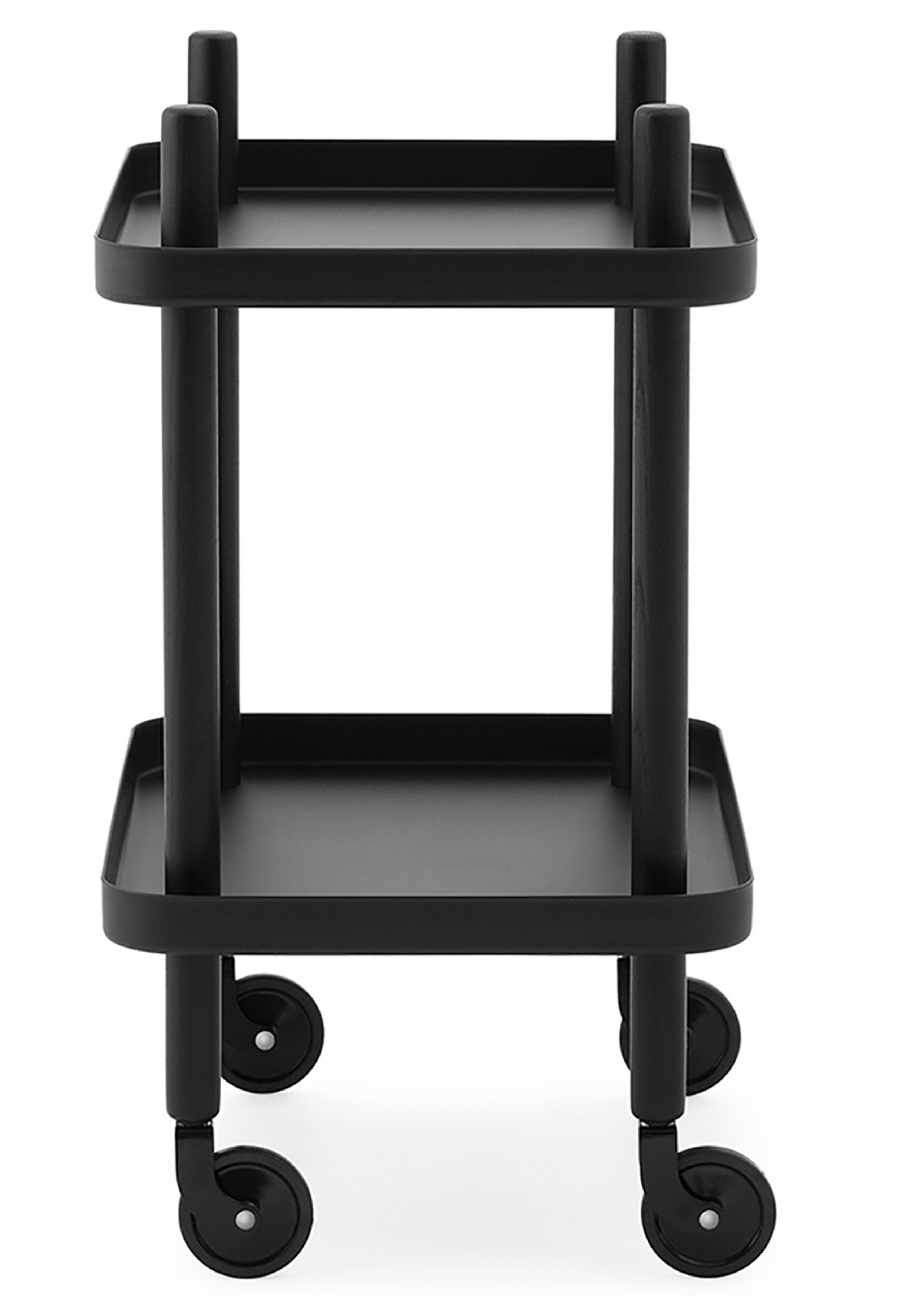 Normann Copenhagen - Trolley Table - Block Table - Black / Black