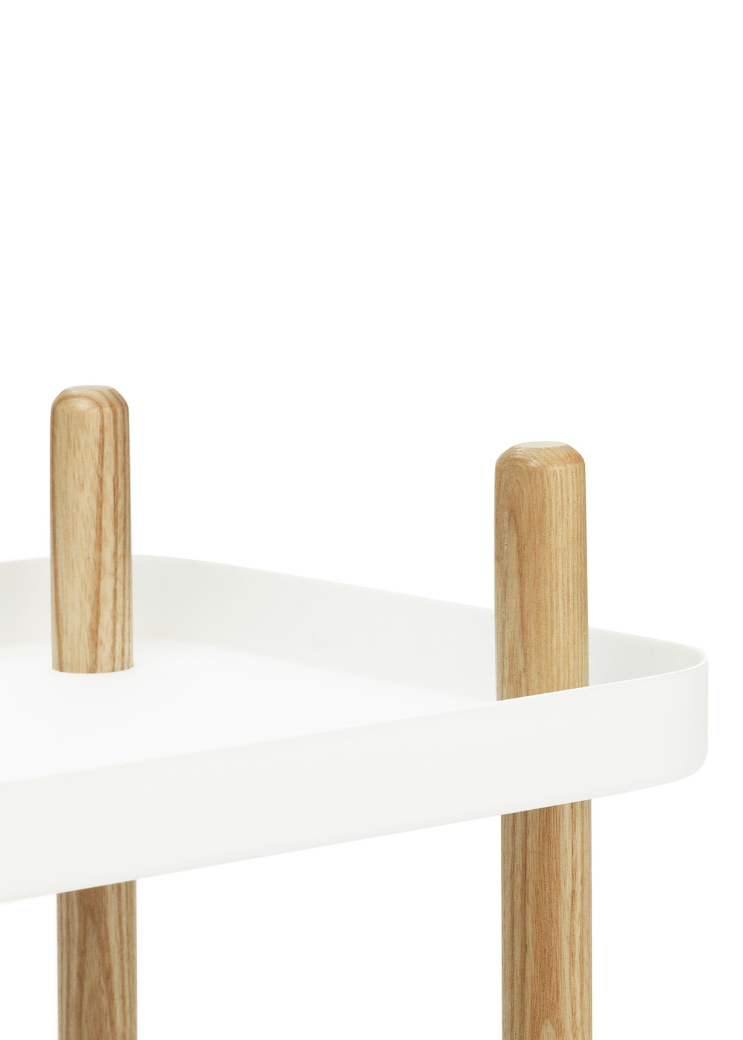 Normann Copenhagen - Rullebord - Block Table - Hvid