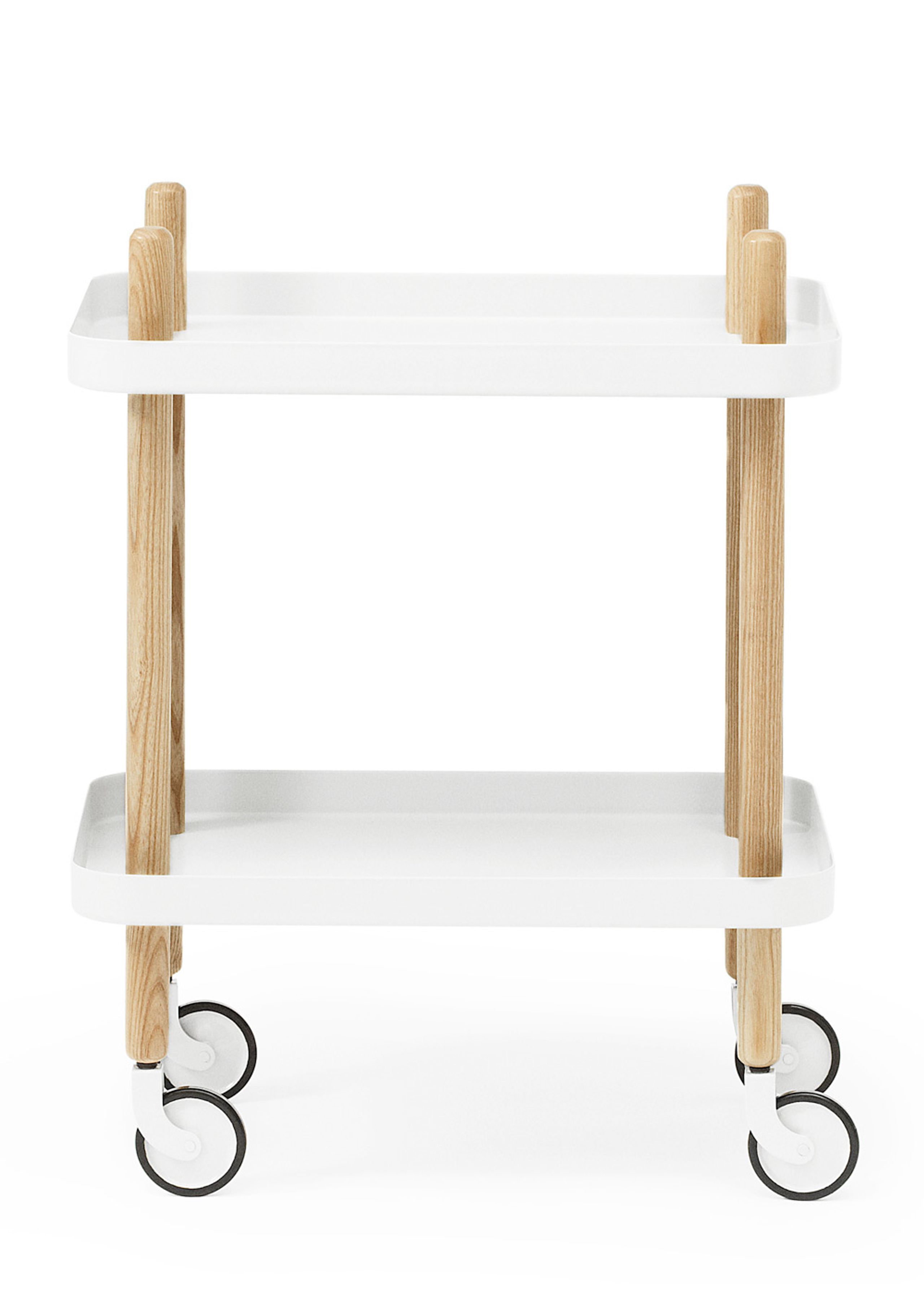 Normann Copenhagen - Rullebord - Block Table - Hvid