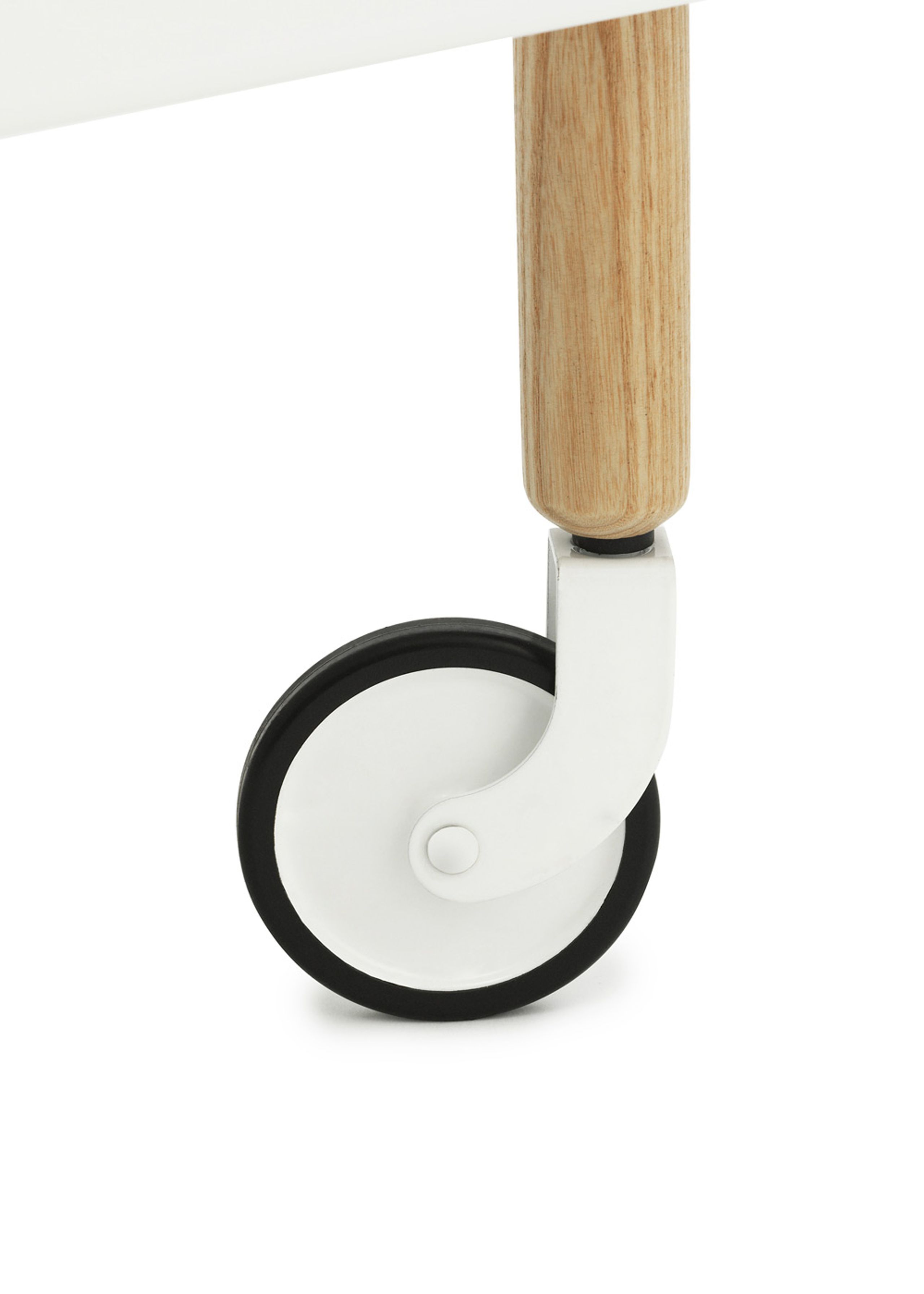Normann Copenhagen - Rullebord - Block Table - Hvid