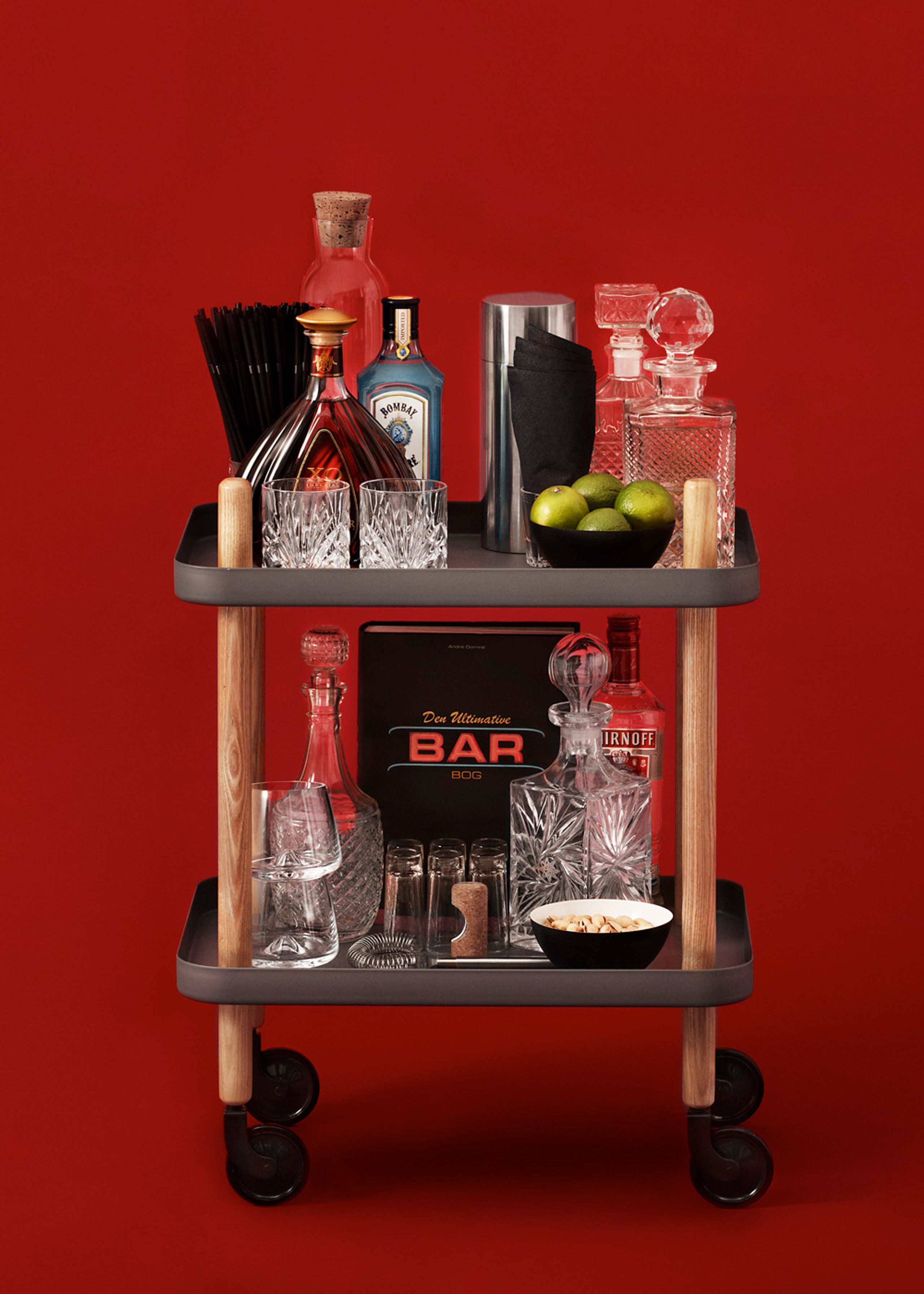 Normann Copenhagen - Rullebord - Block Table - Mørkegrå