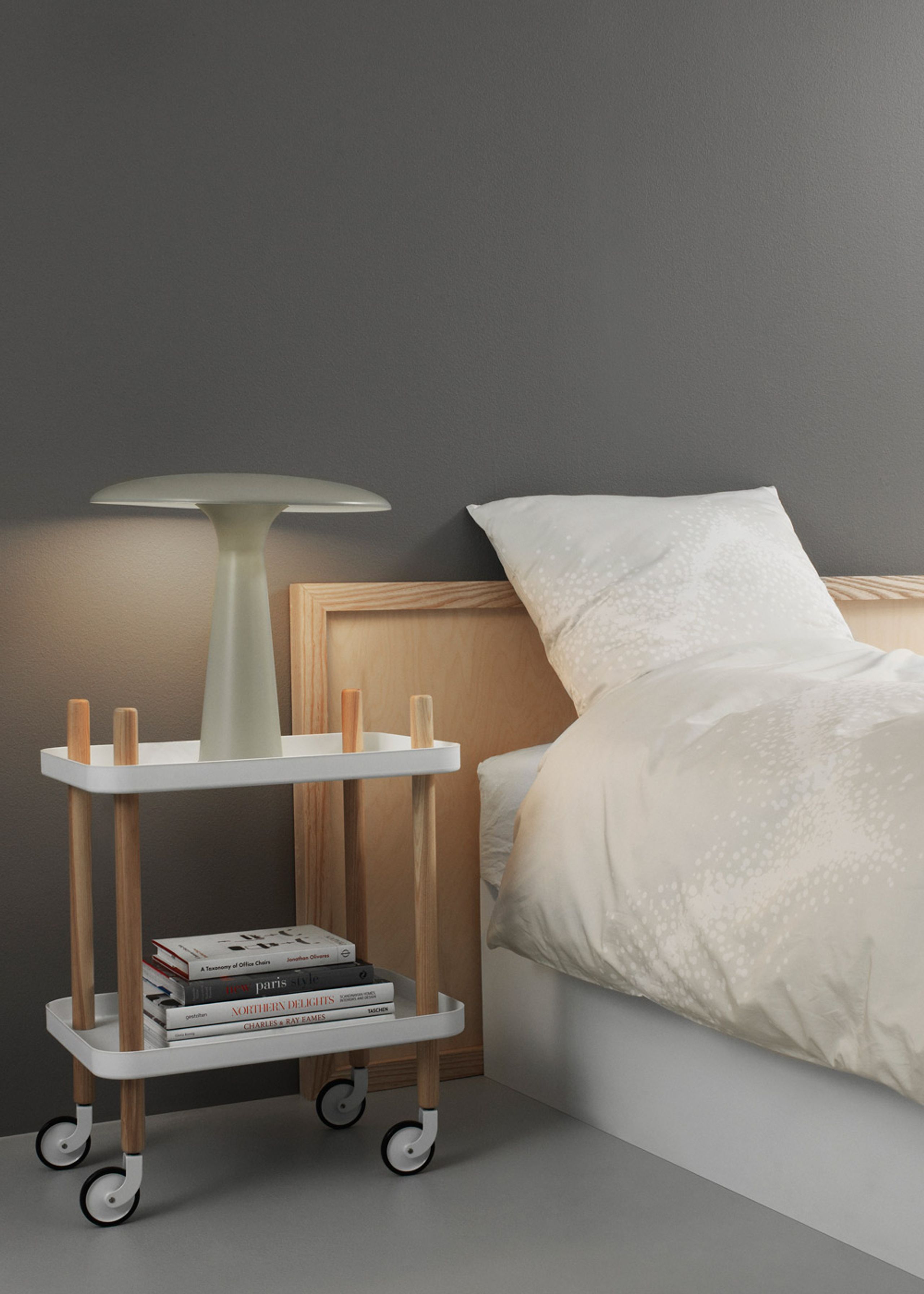 Normann Copenhagen - Rullebord - Block Table - Hvid