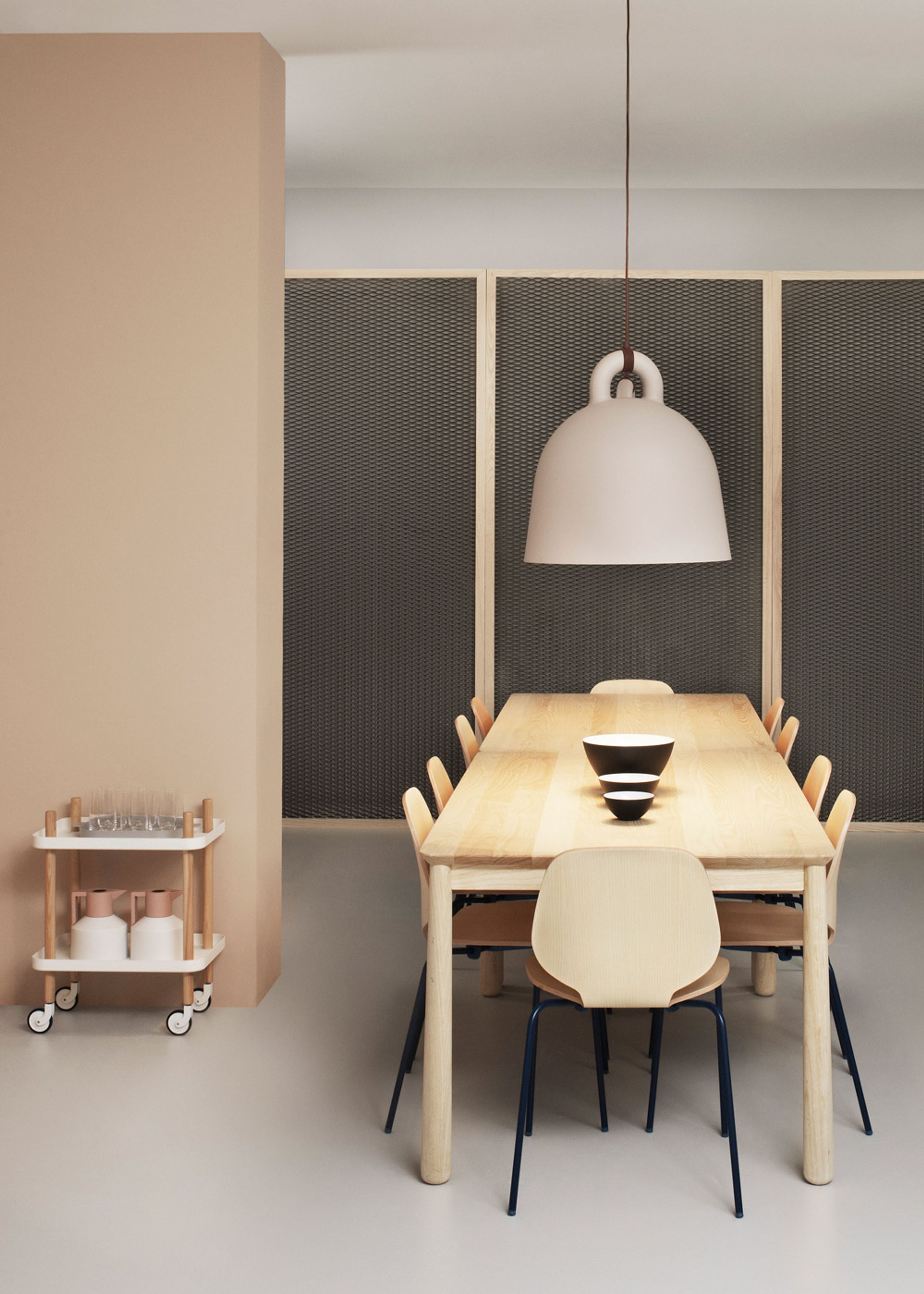 Normann Copenhagen - Rullebord - Block Table - Hvid