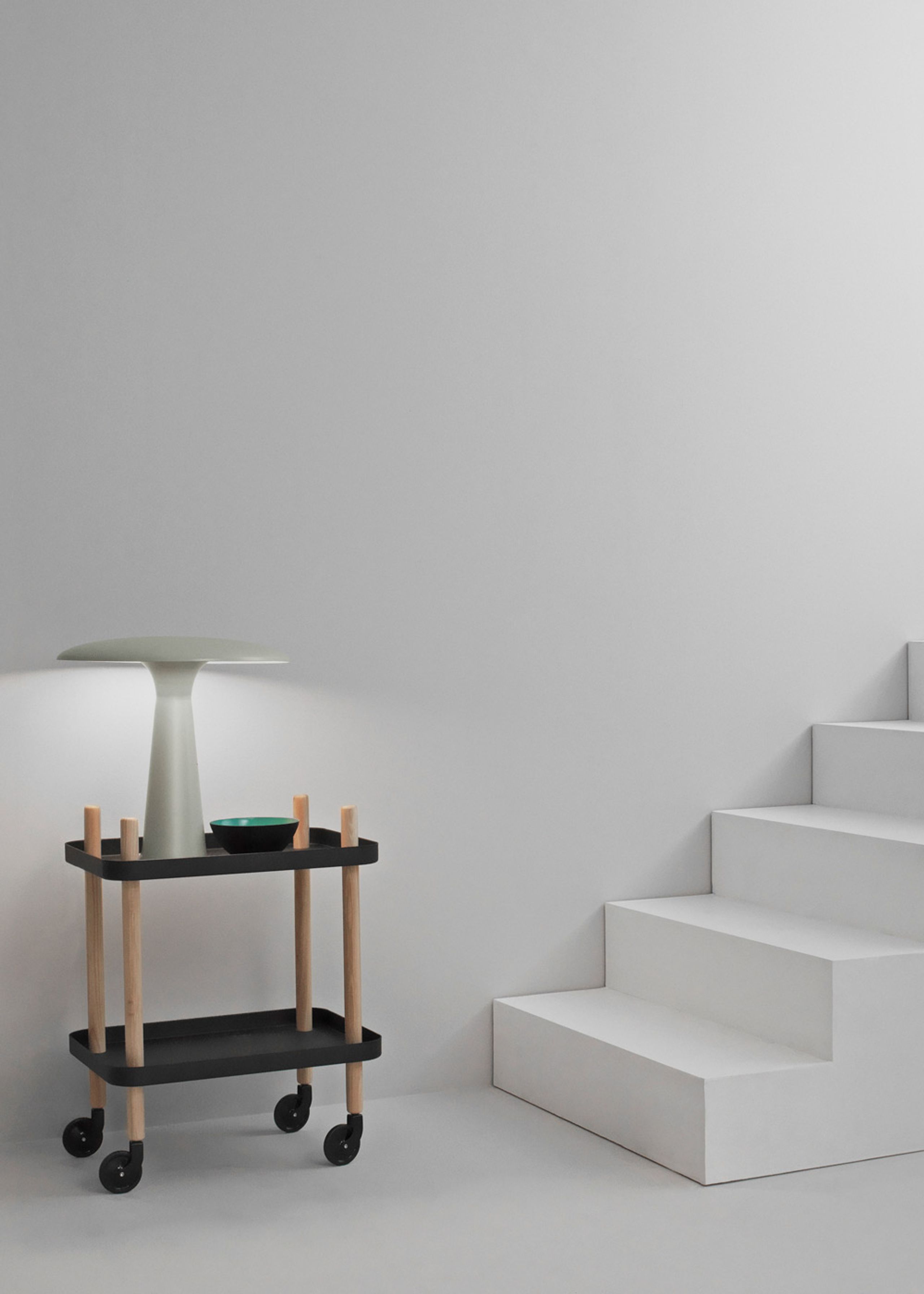 Normann Copenhagen - Rullebord - Block Table - Hvid