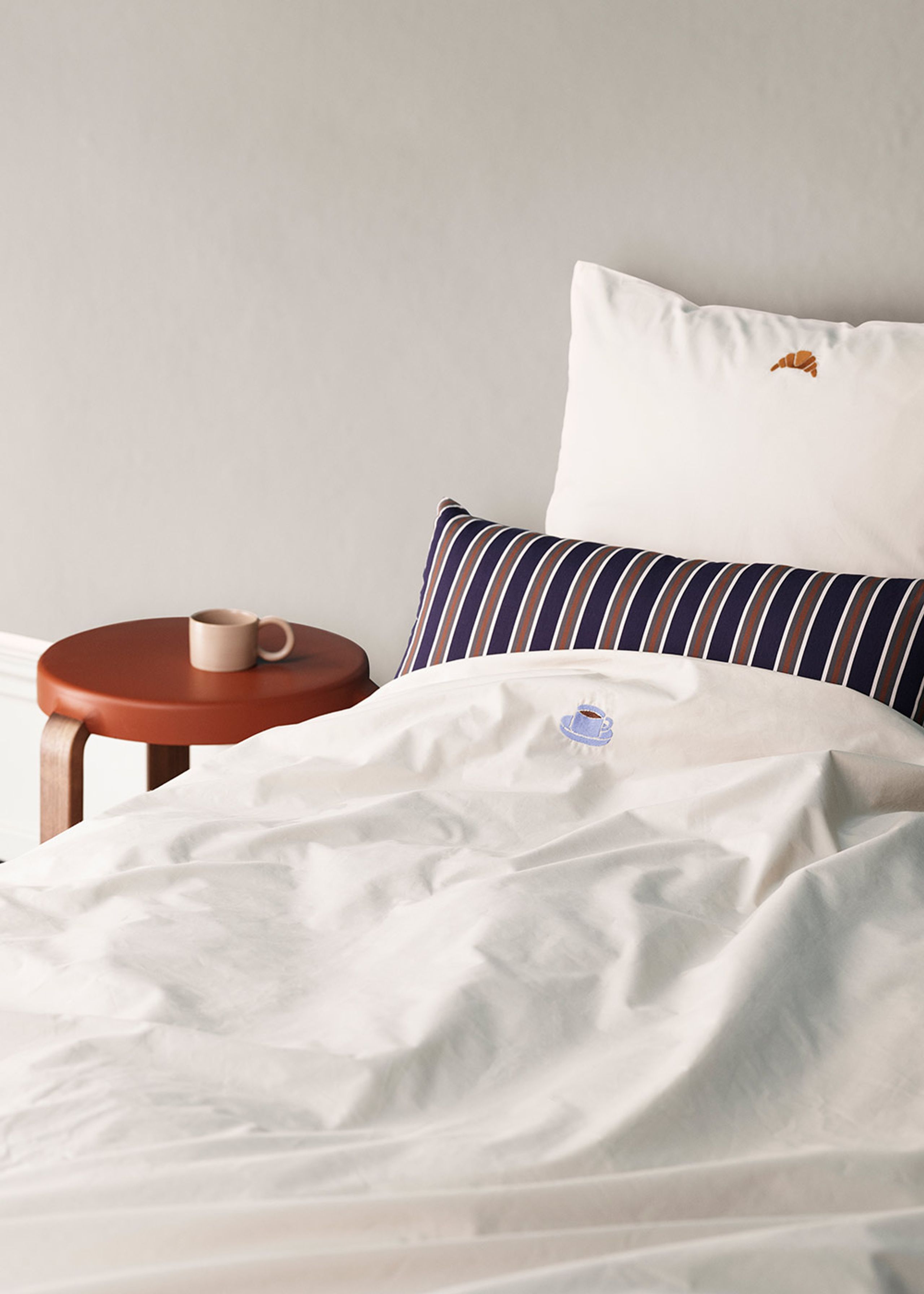Normann Copenhagen - Sengesæt - Snooze - Lazy Morning Warm Grey