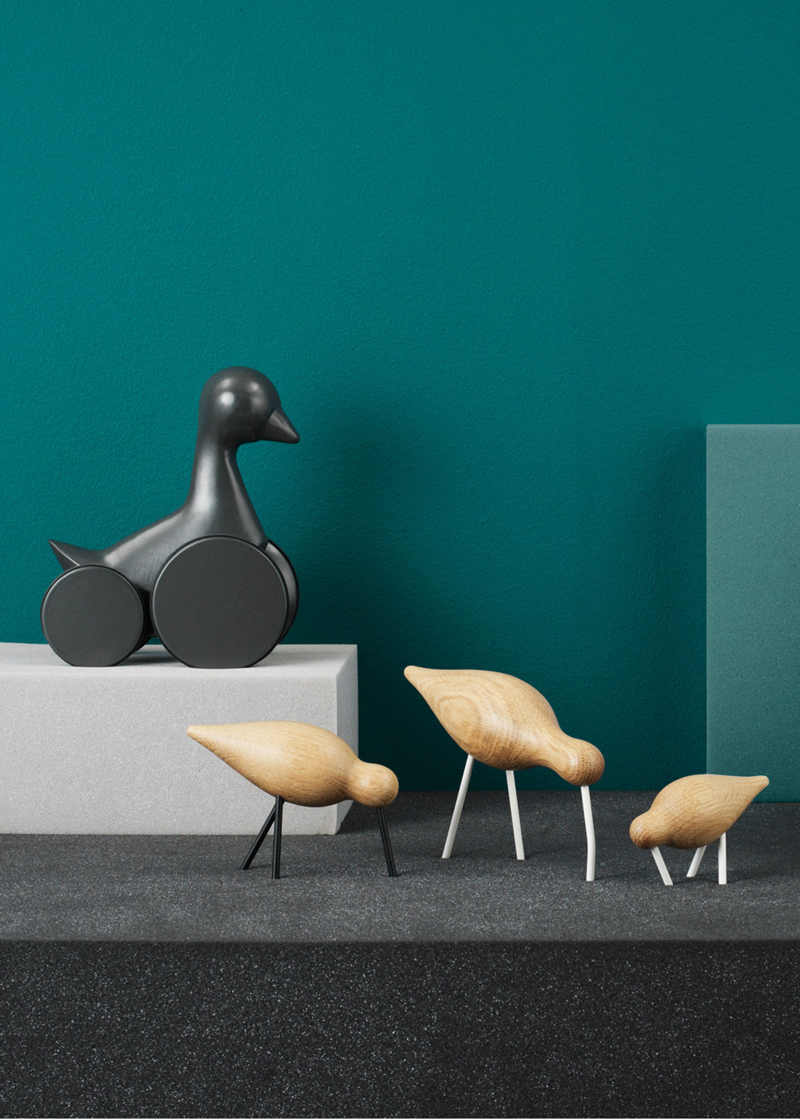 Normann Copenhagen - Figura - Shorebird - Small - Black