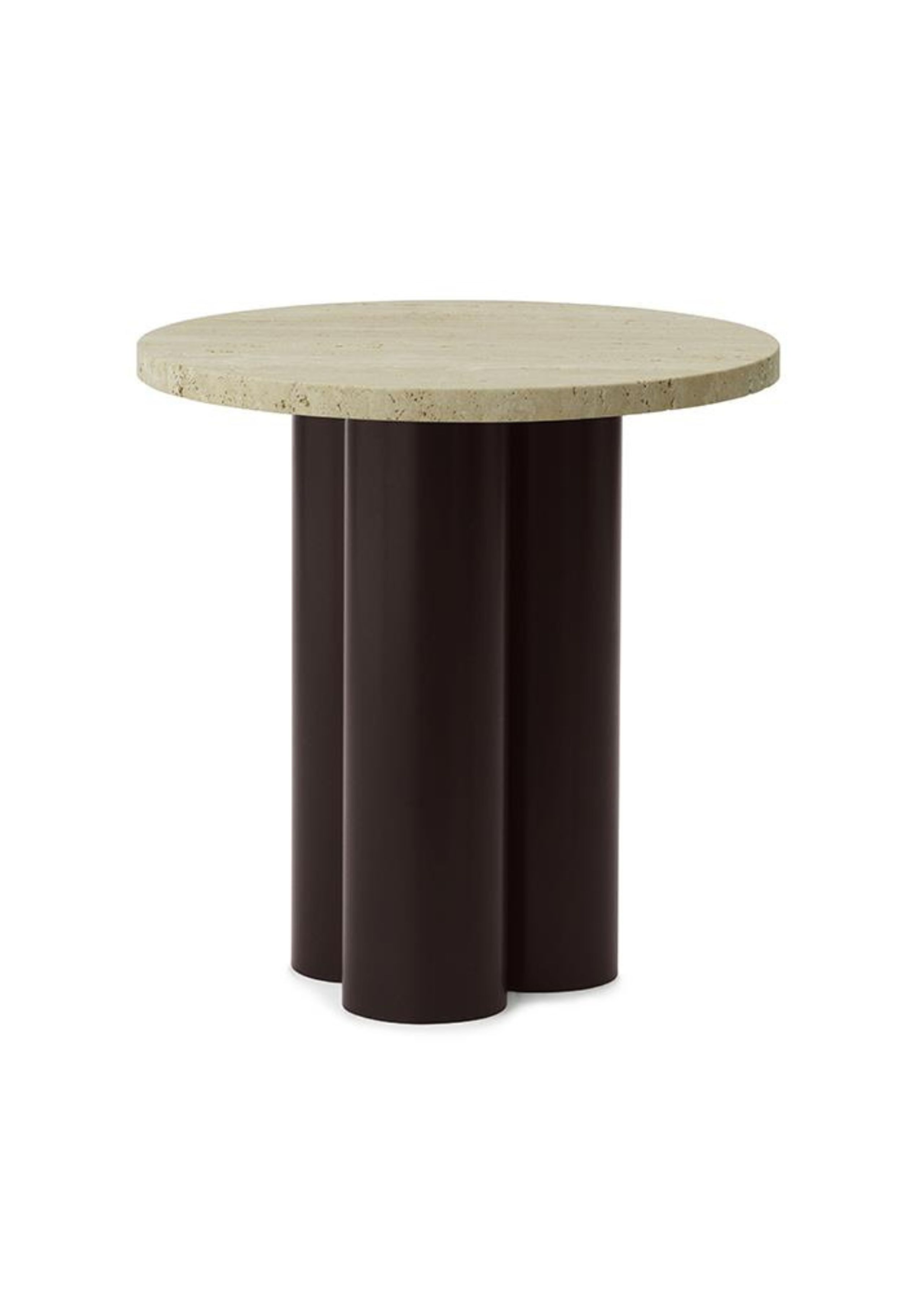 Normann Copenhagen - Side table - Dit Table - Brown - Travertine Light
