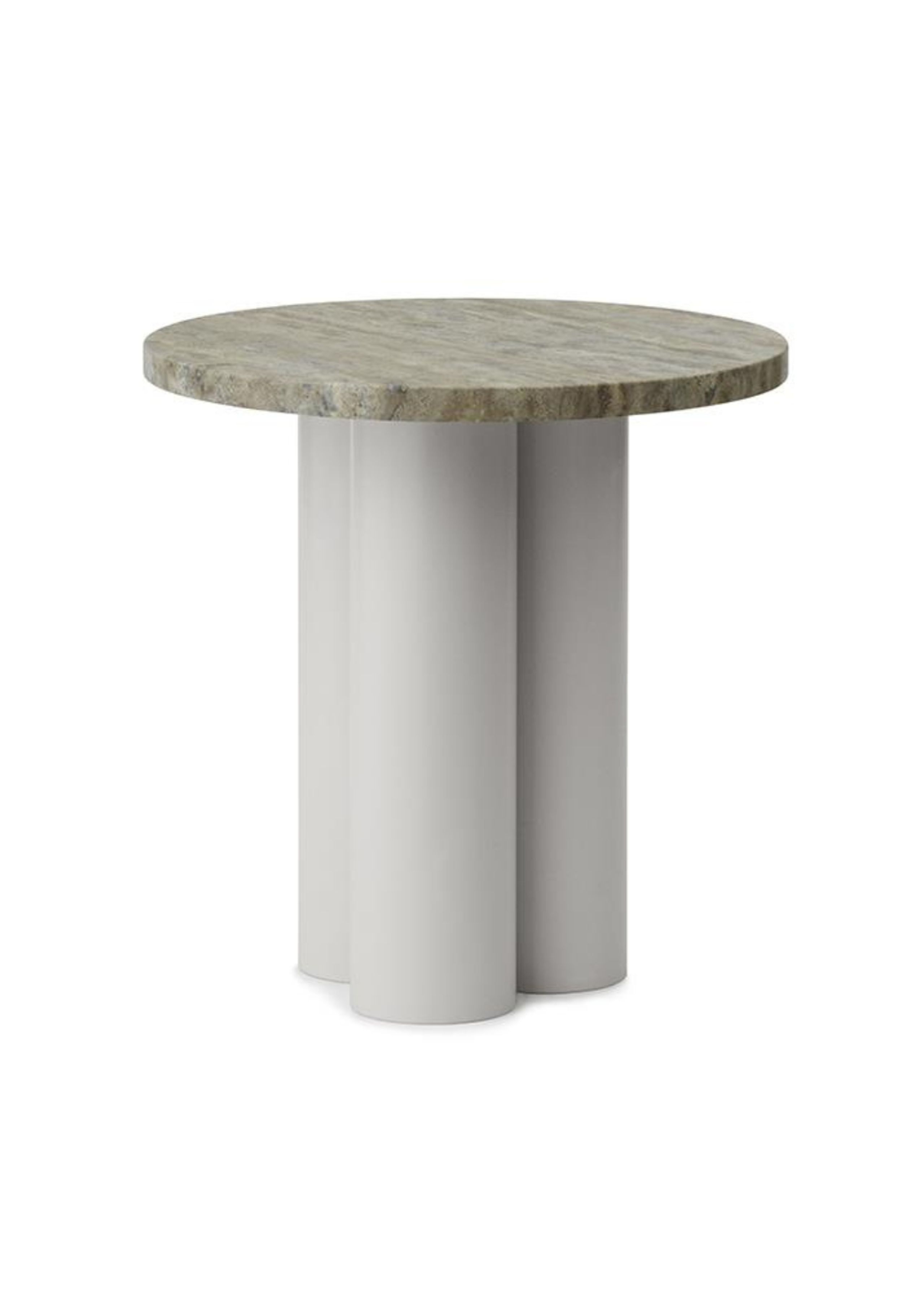 Normann Copenhagen - Side table - Dit Table - Sand - Travertine Silver