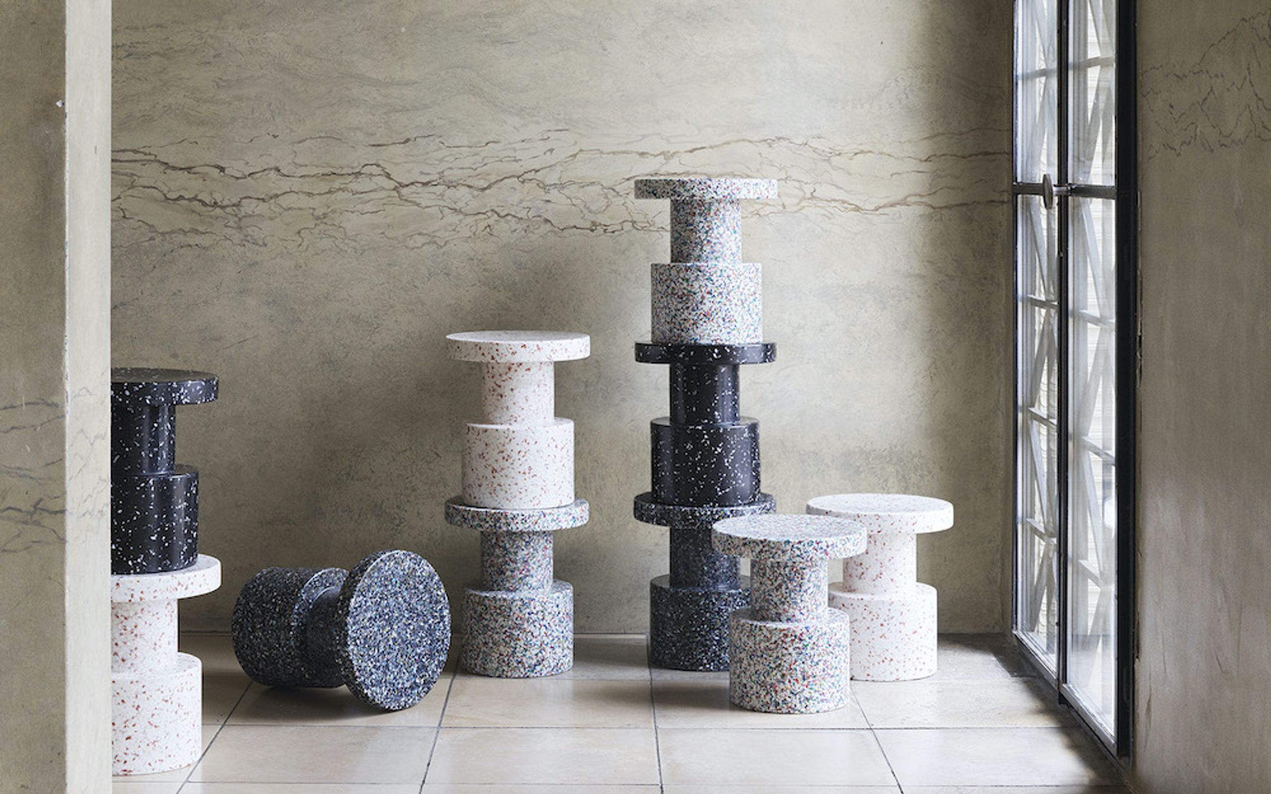 Normann Copenhagen - Stool - BIT skammel - White