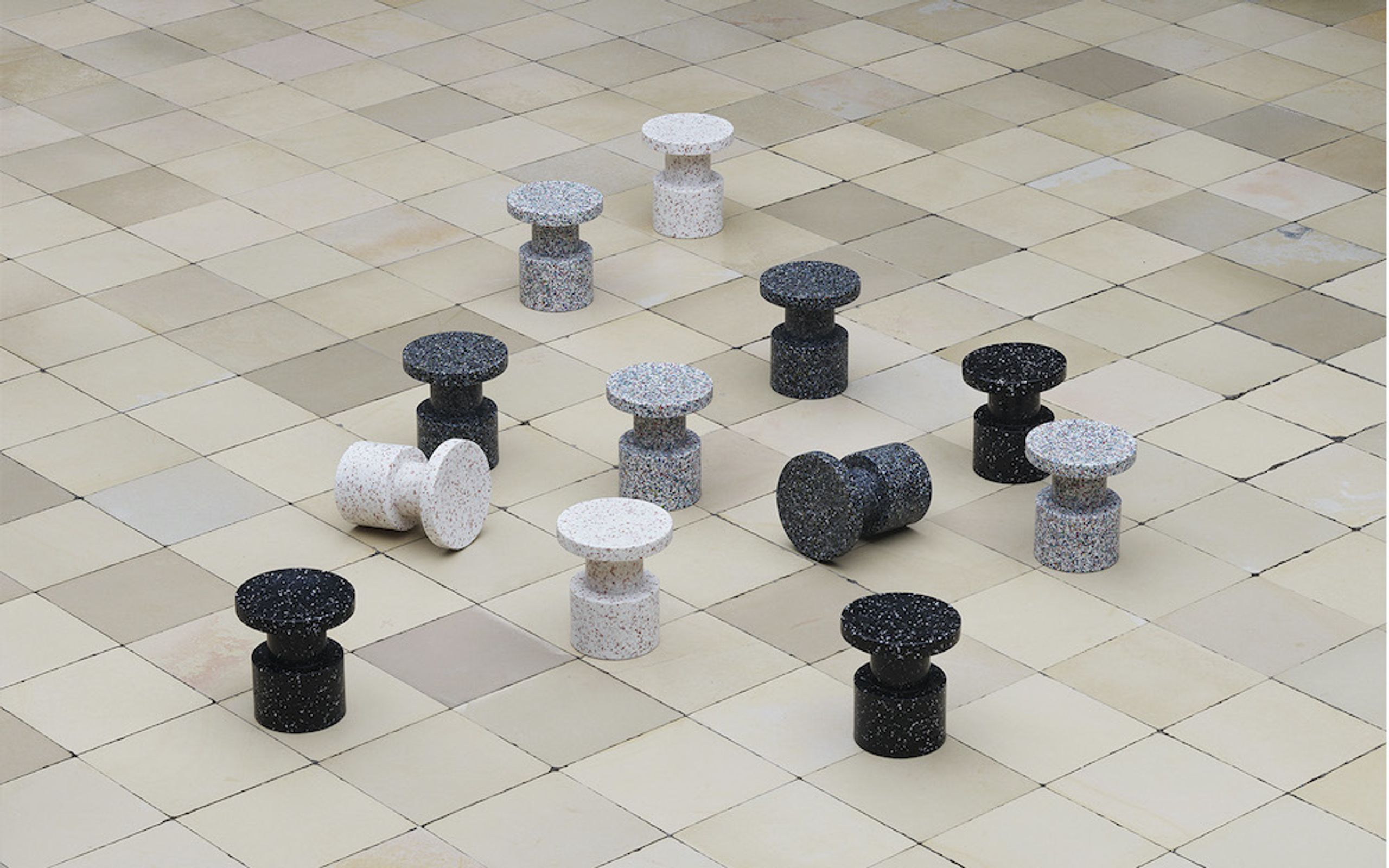 Normann Copenhagen - Stool - BIT skammel - White