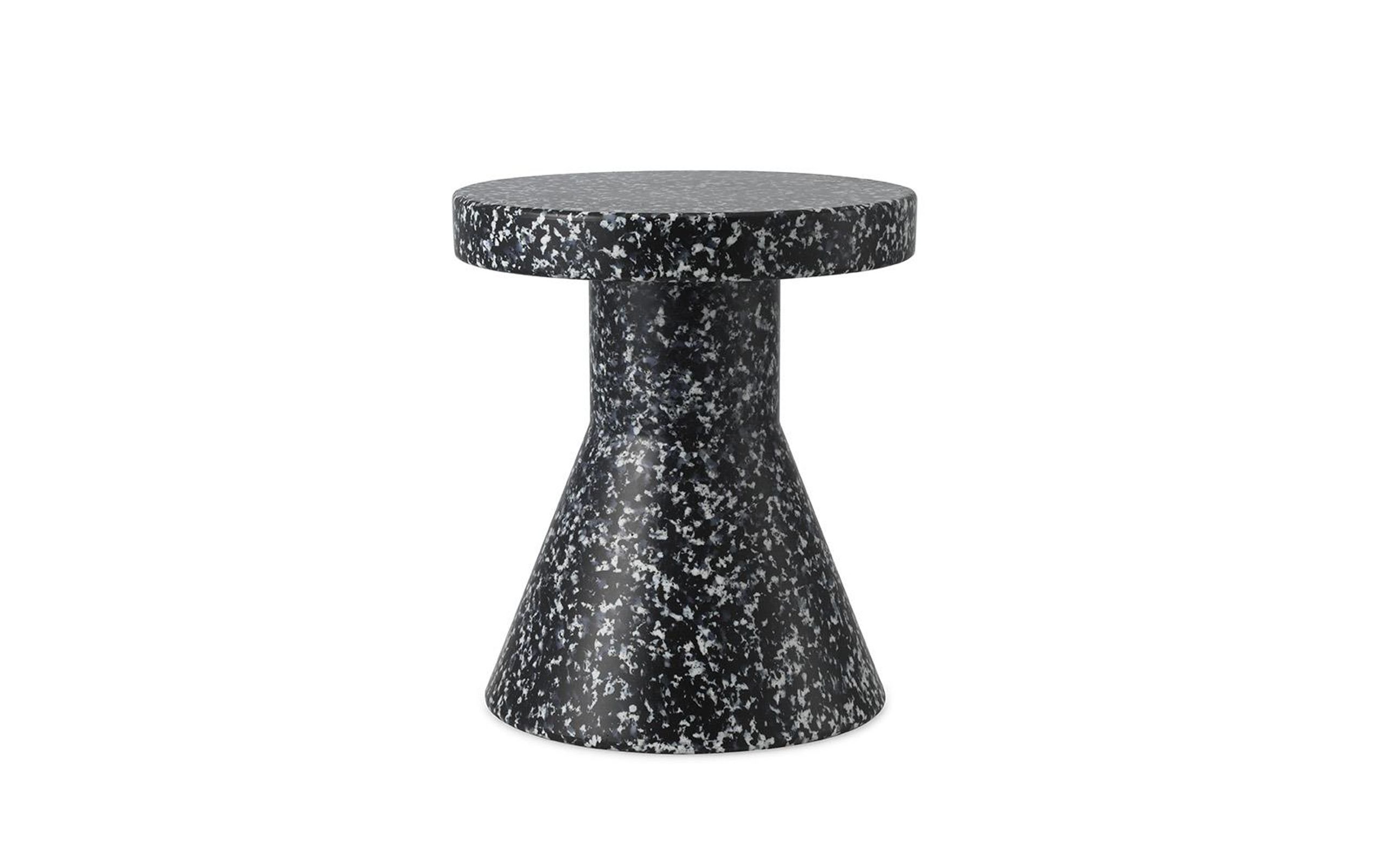 Normann Copenhagen - Stool - Bit Stool Cone - Black/white