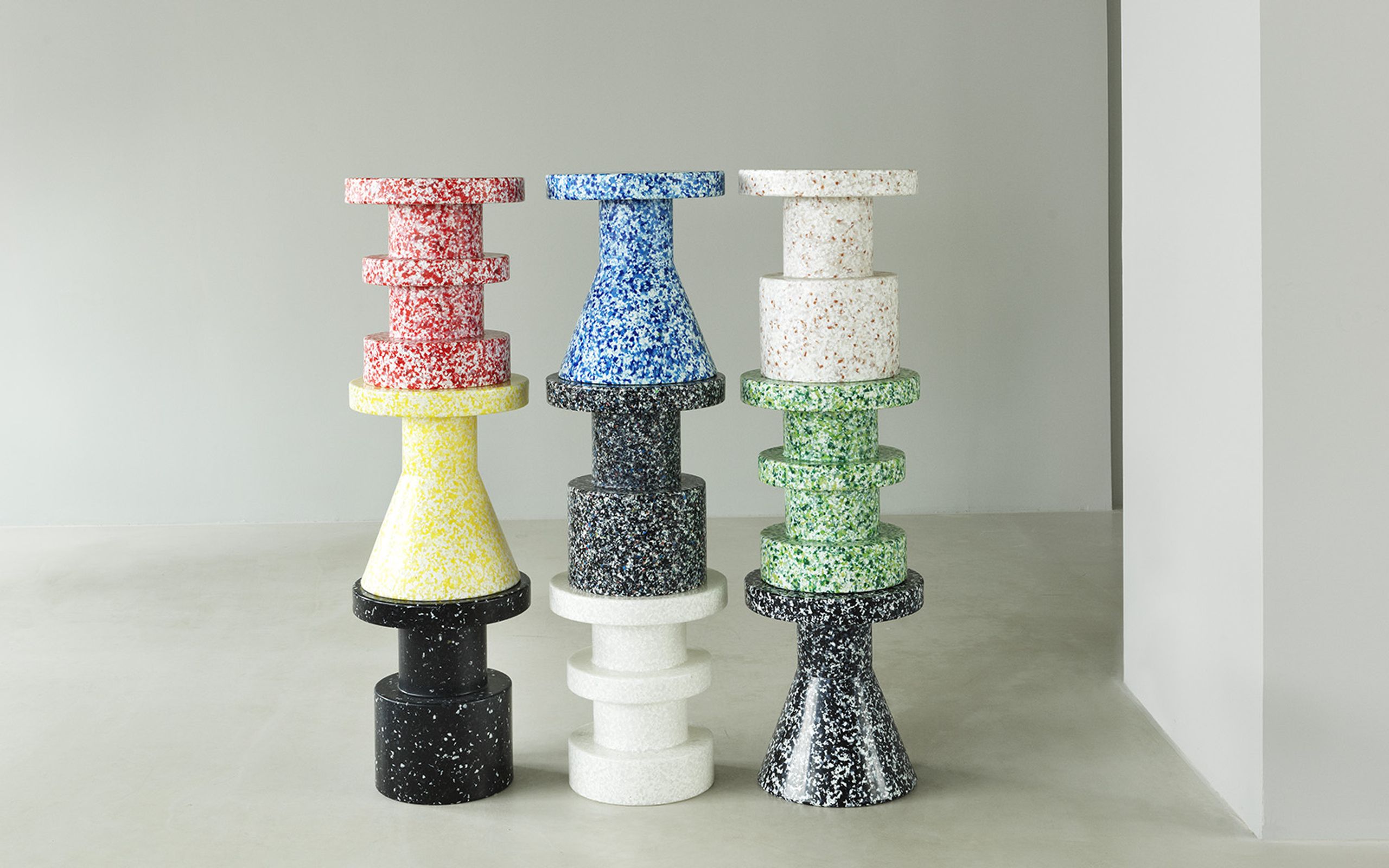 Normann Copenhagen - Skammel - Bit stool stack - Green