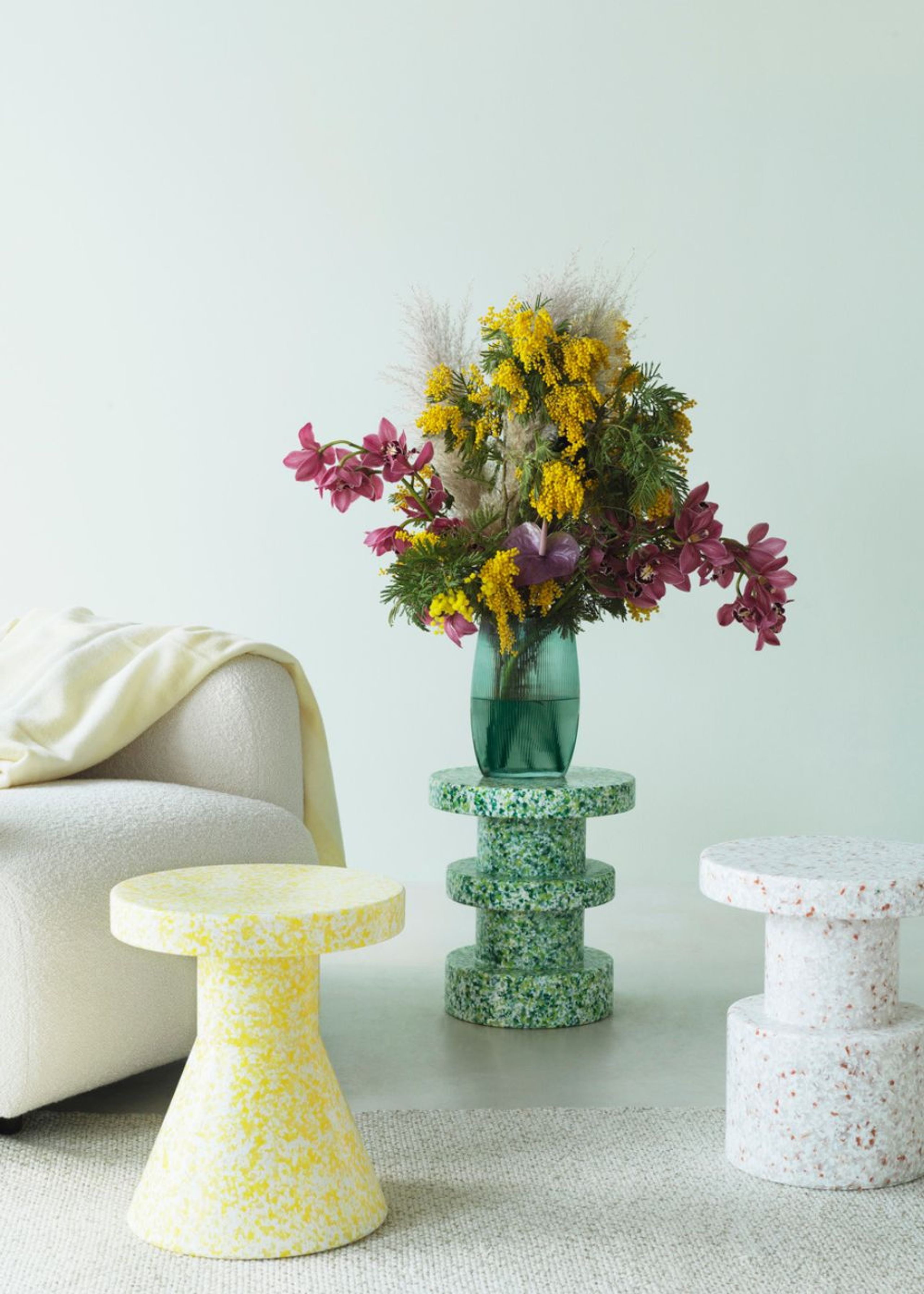 Normann Copenhagen - Skammel - Bit stool stack - Green