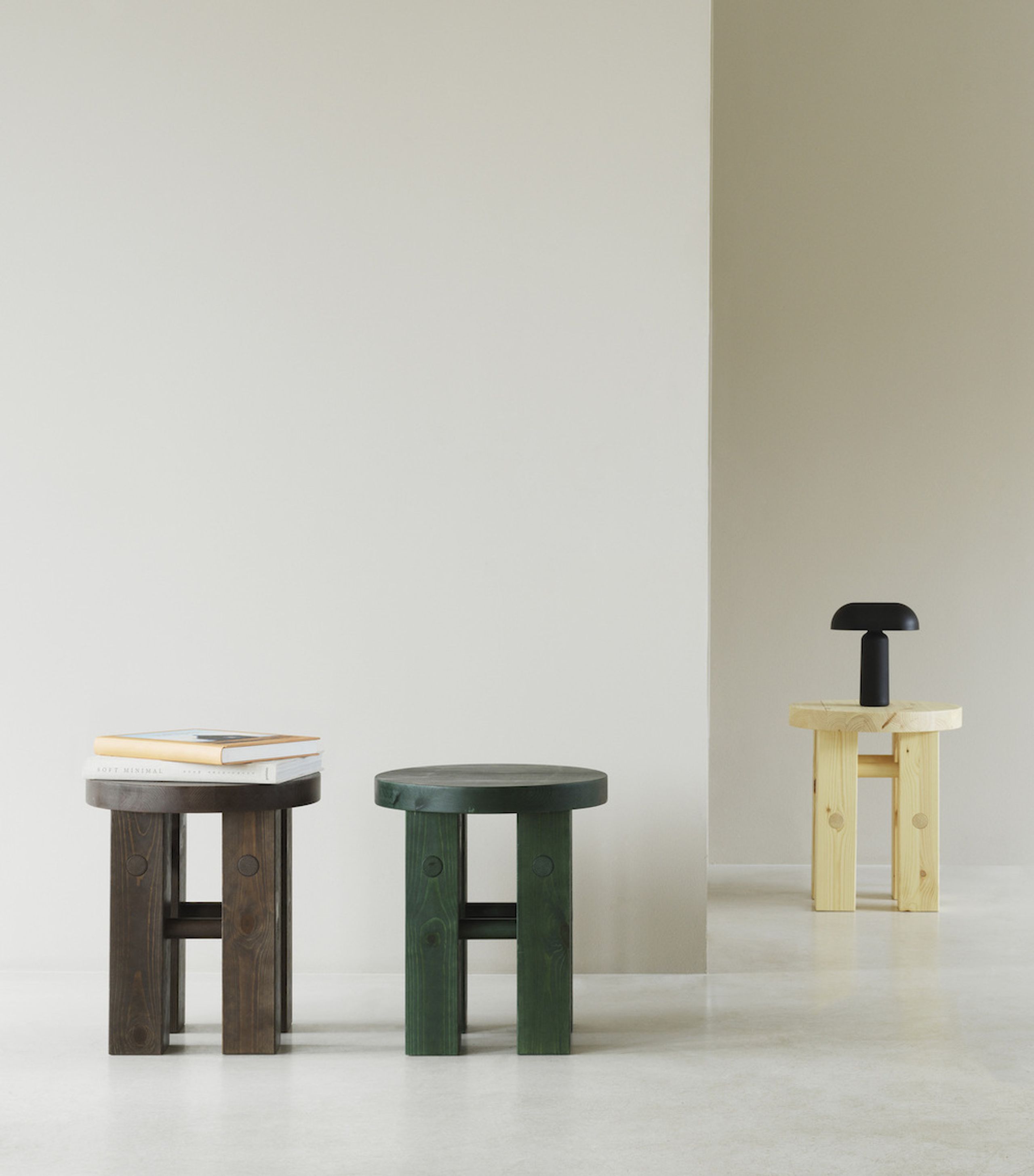 Normann Copenhagen - Stolička - Fyr Stool - Dark Green