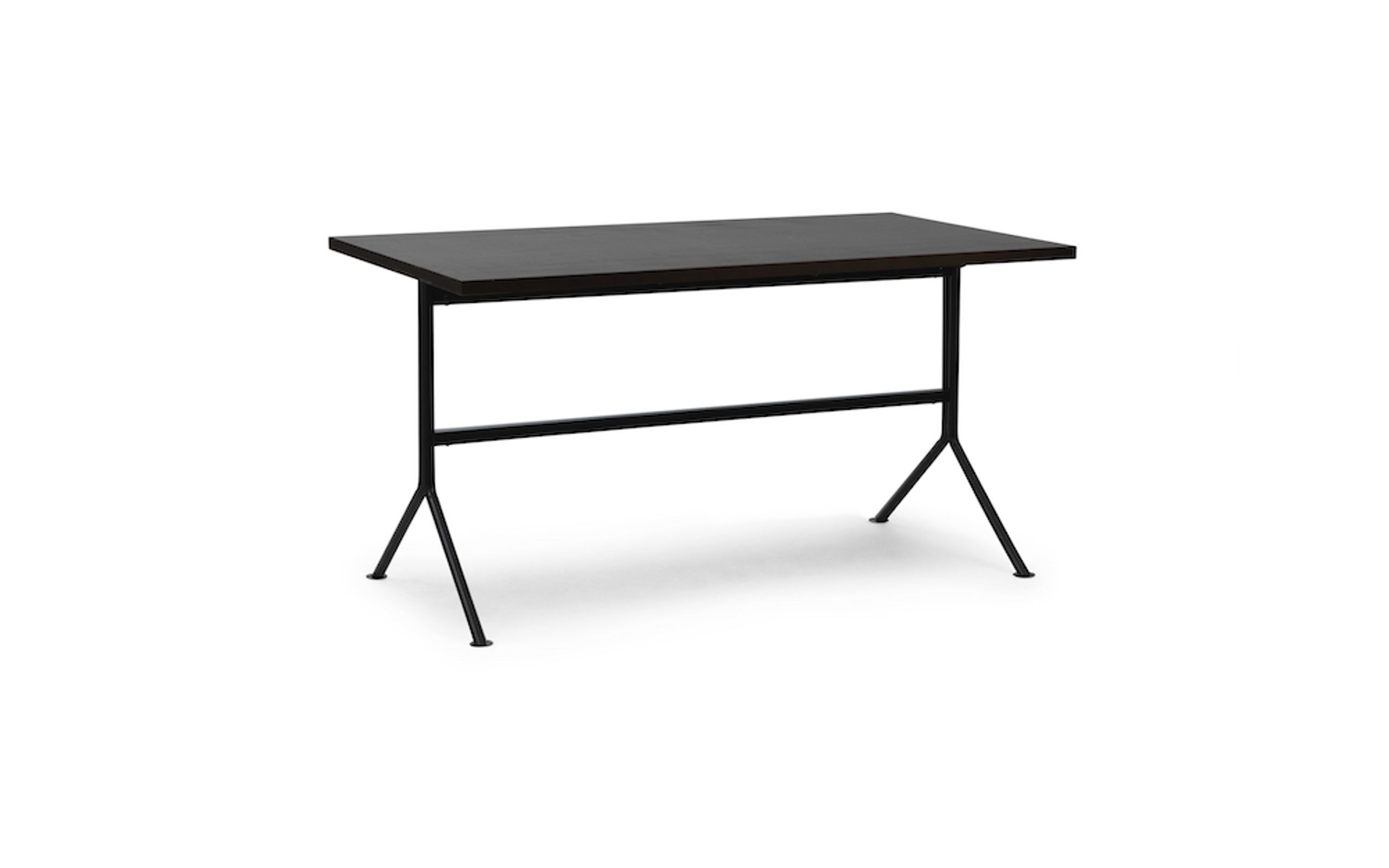 Normann Copenhagen - Bureau - Kip Desk - Dark Brown - Black Steel