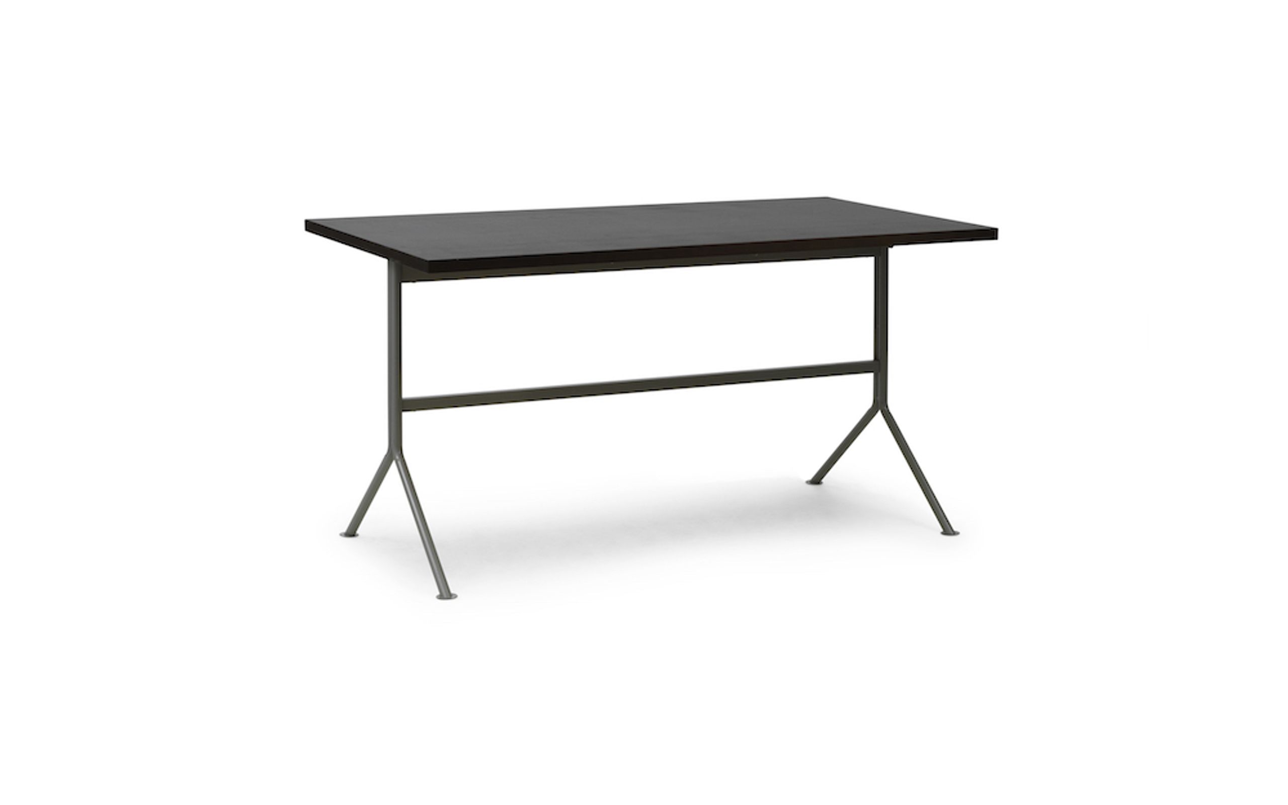 Normann Copenhagen - Schreibtisch - Kip Desk - Dark Brown - Grey Steel