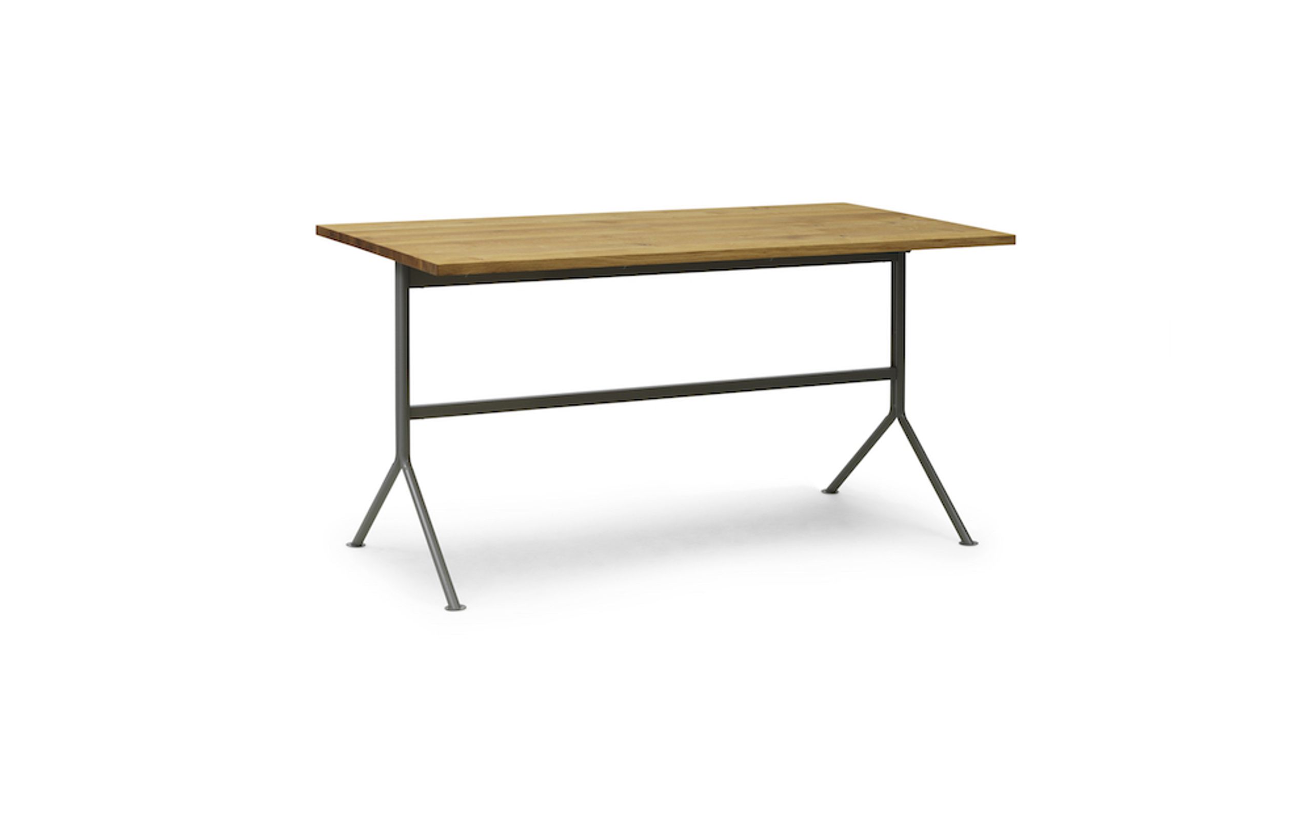 Normann Copenhagen - - Kip Desk - Oak - Grey Steel