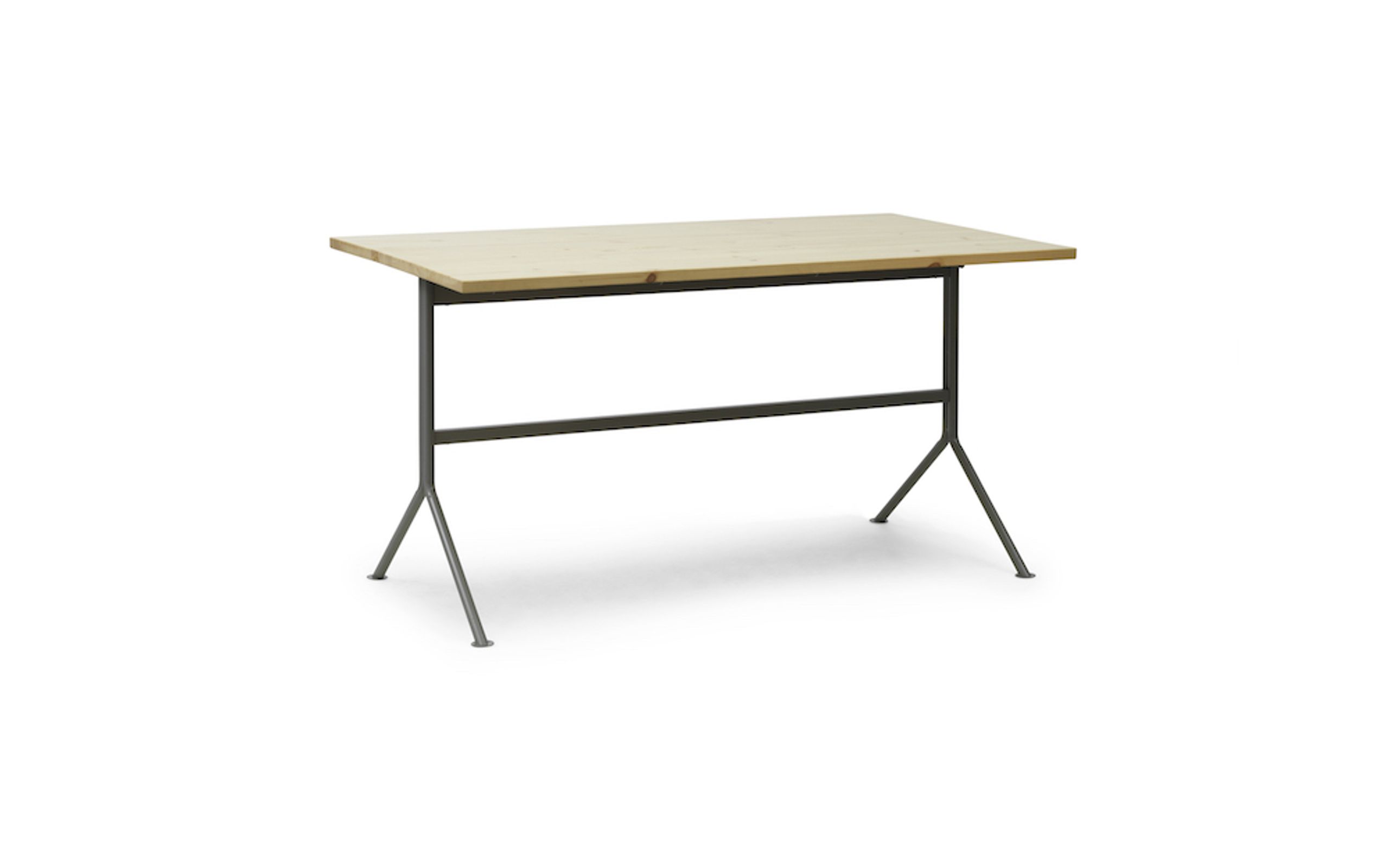 Normann Copenhagen - - Kip Desk - Pine - Grey Steel
