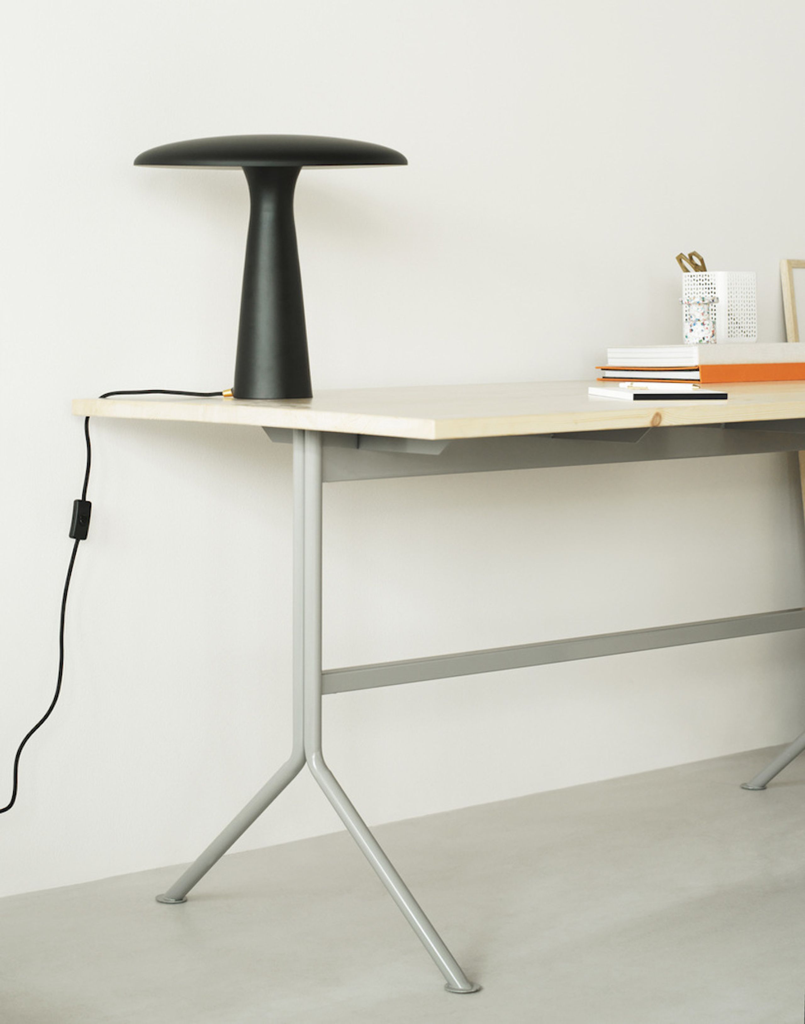 Normann Copenhagen - - Kip Desk - Pine - Grey Steel