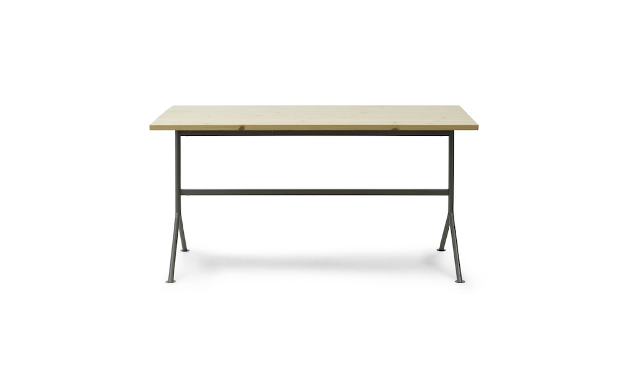 Normann Copenhagen - - Kip Desk - Pine - Grey Steel
