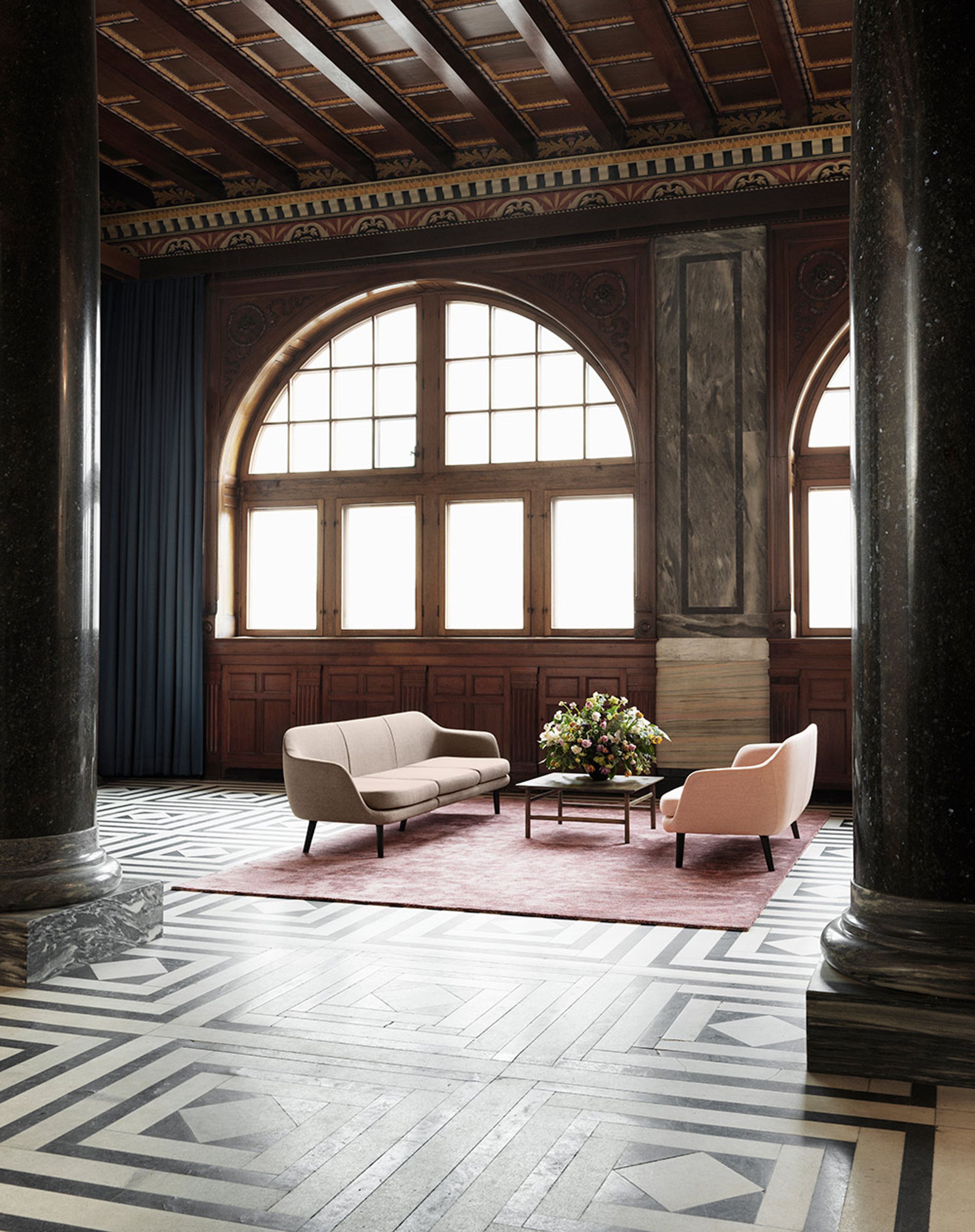 Normann Copenhagen - Sofa - Sum Modular Sofa 710 Pouf Large - Puf Stor 710