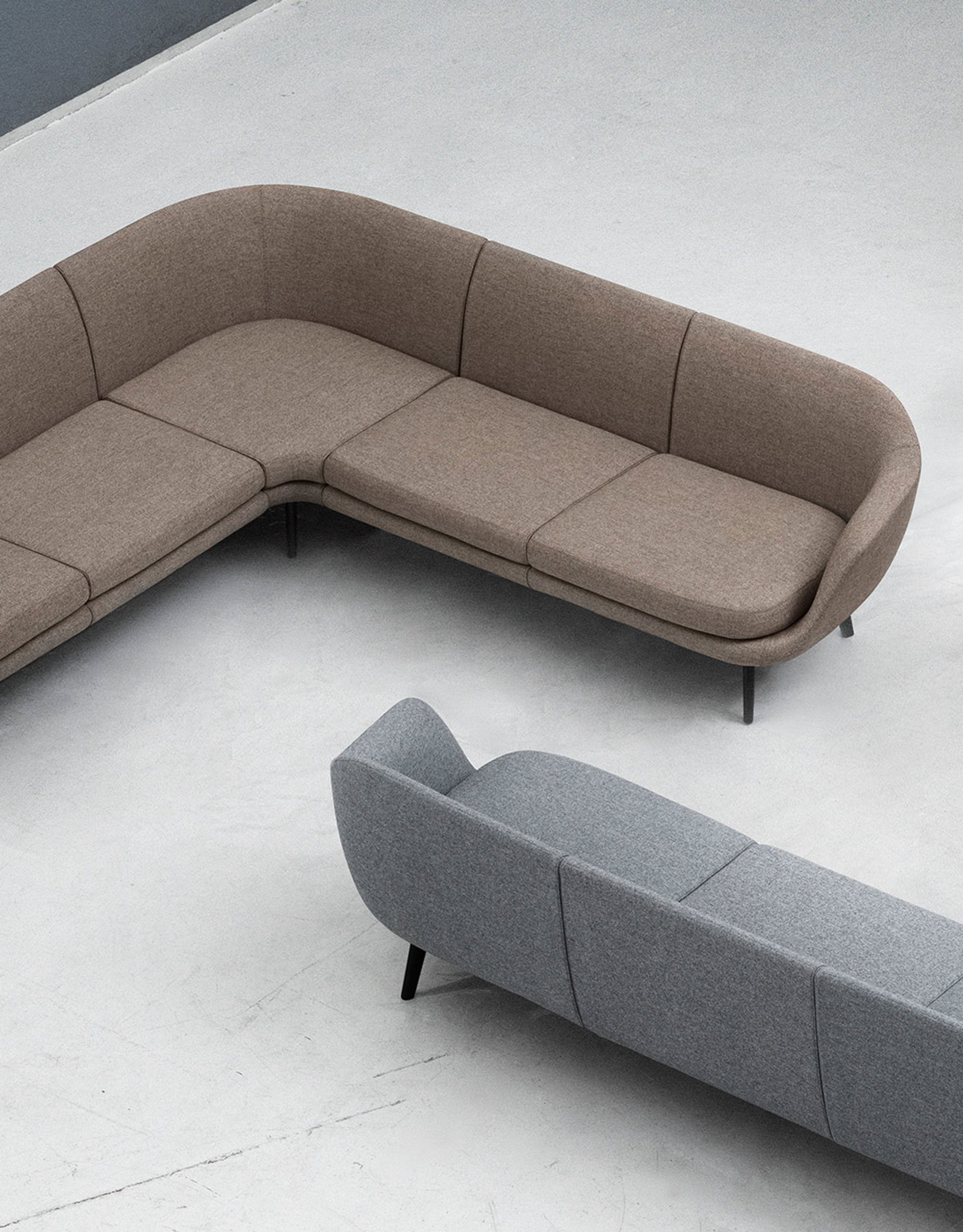 Normann Copenhagen - Sofa - Sum Modular Sofa 710 Pouf Large - Puf Stor 710