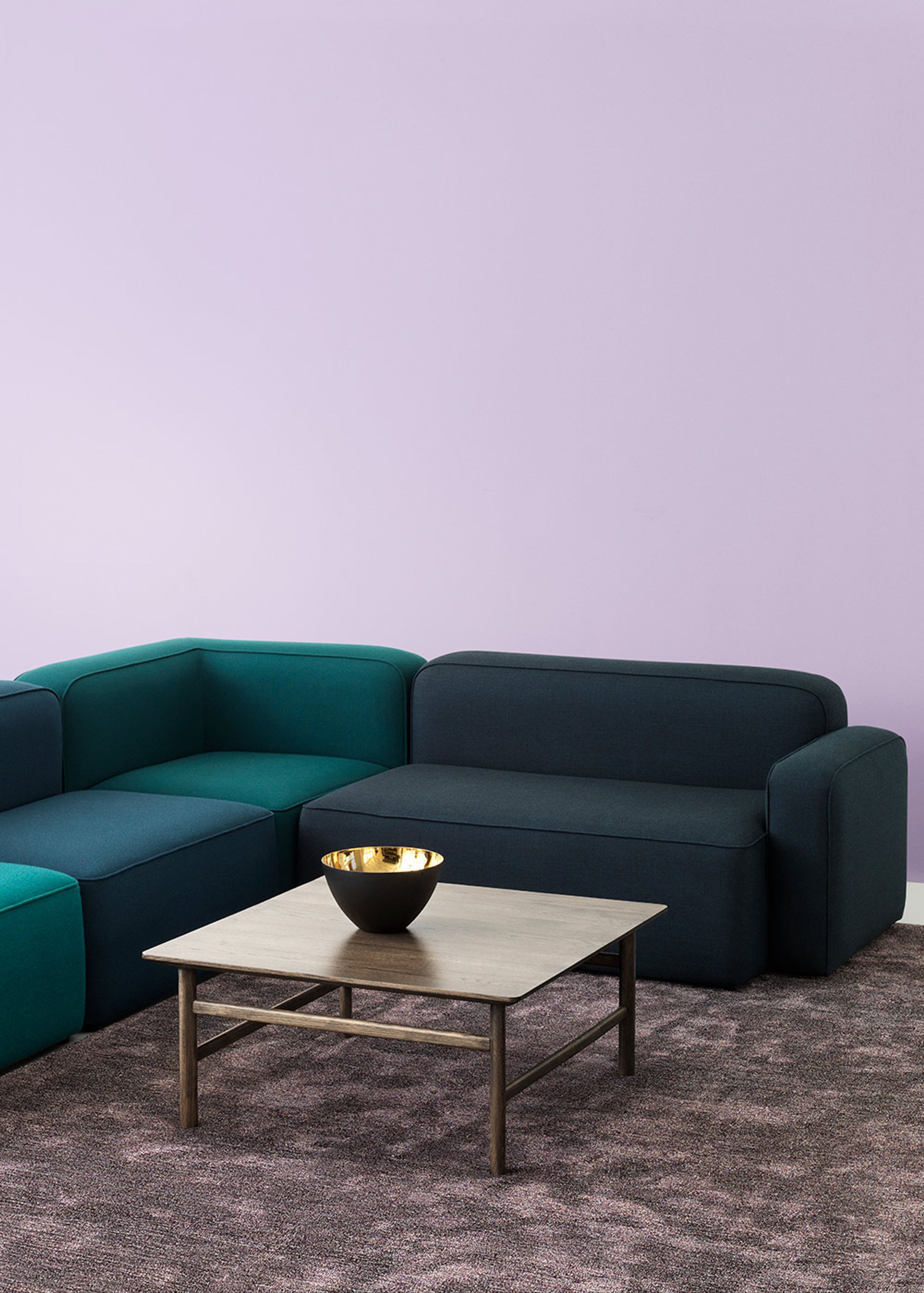 Normann Copenhagen - Sofabord - Grow sofabord - Røget Eg - 80x80