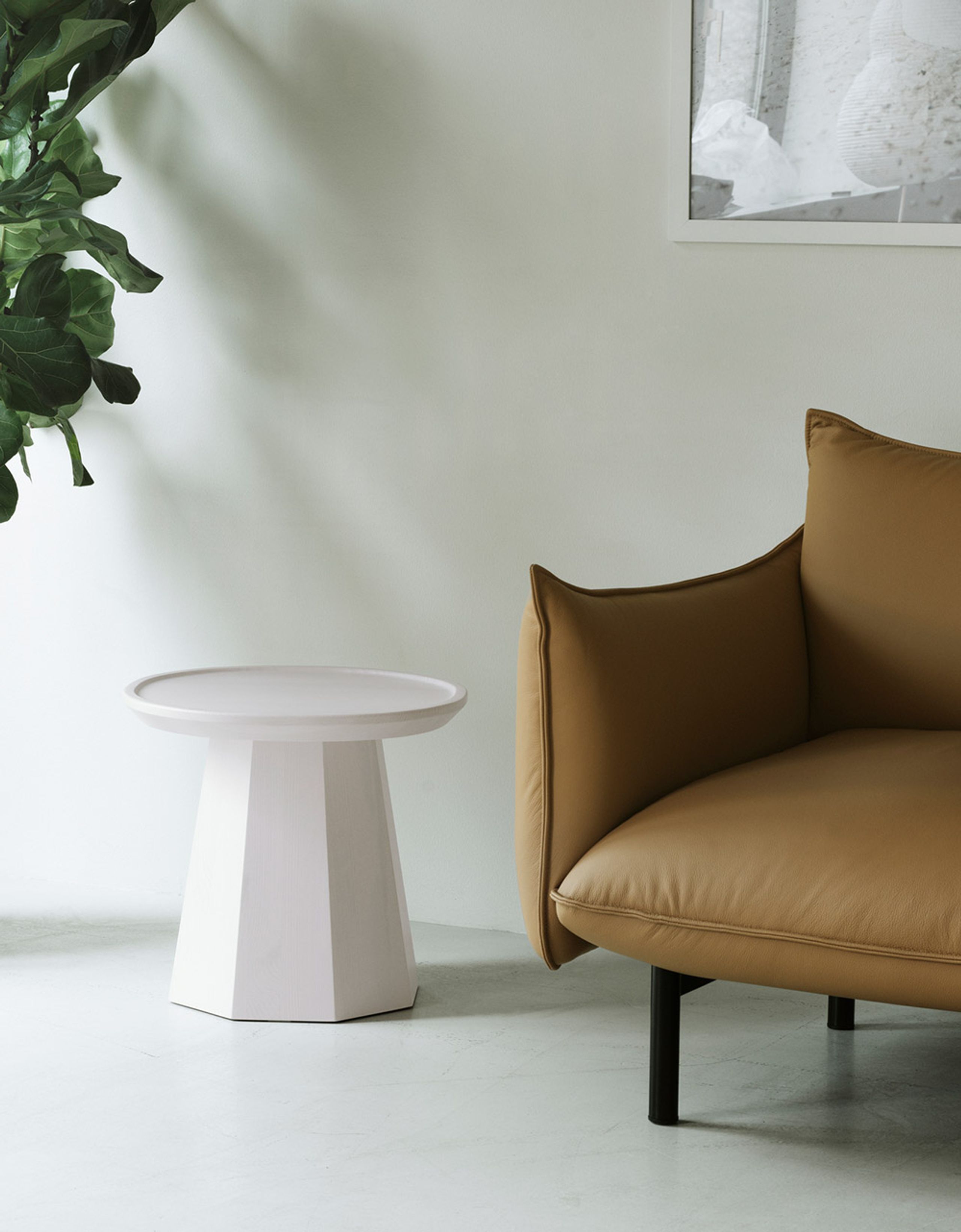 Normann Copenhagen - Mesa de centro - Pine table - Large - Rose